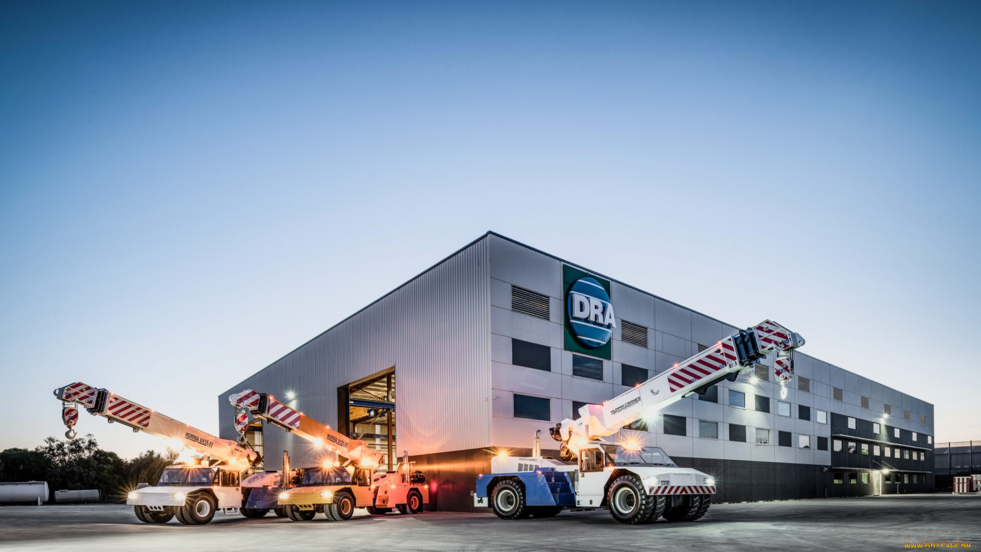 техника, краны, humma