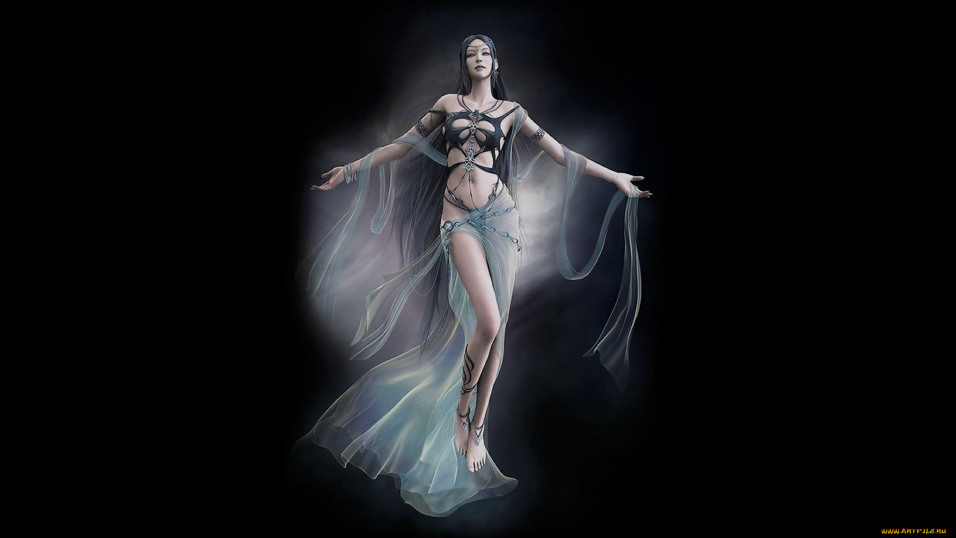 видео, игры, shaiya, , light, and, darkness, девушка, наряд, украшения