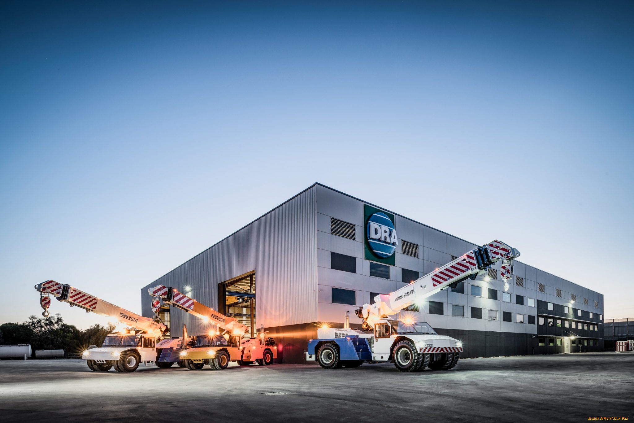 техника, краны, humma