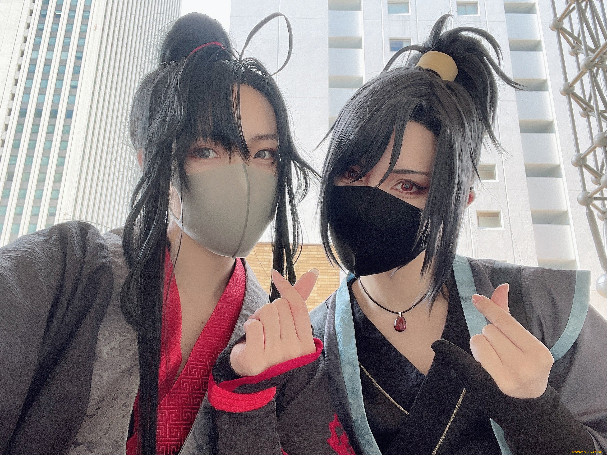 девушки, -, креатив, , косплей, костюмы, образы, маски