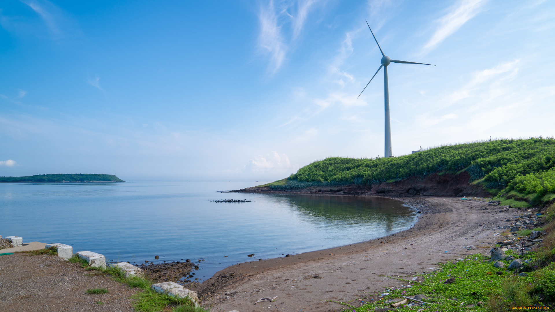 разное, ветрогенераторы, пейзаж