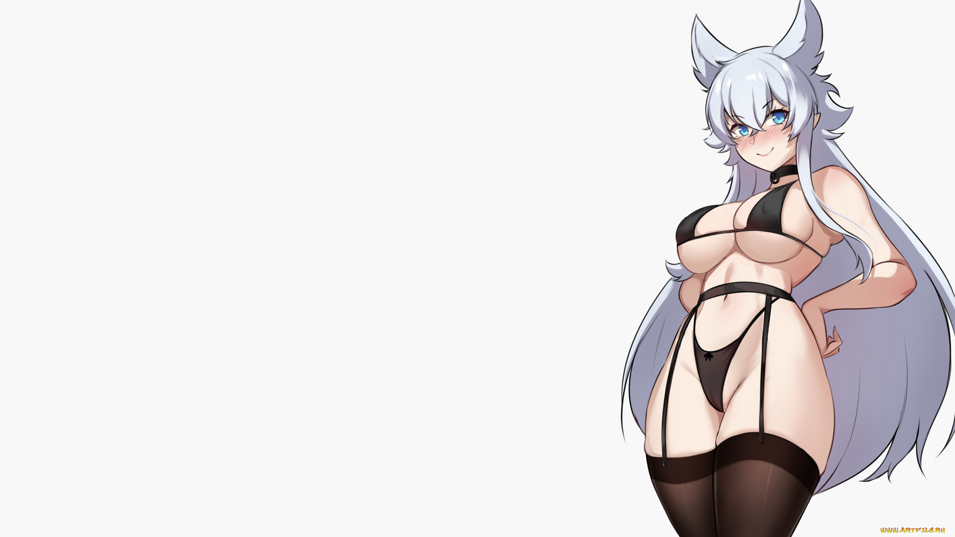 аниме, животные, , существа, красивая, девушка