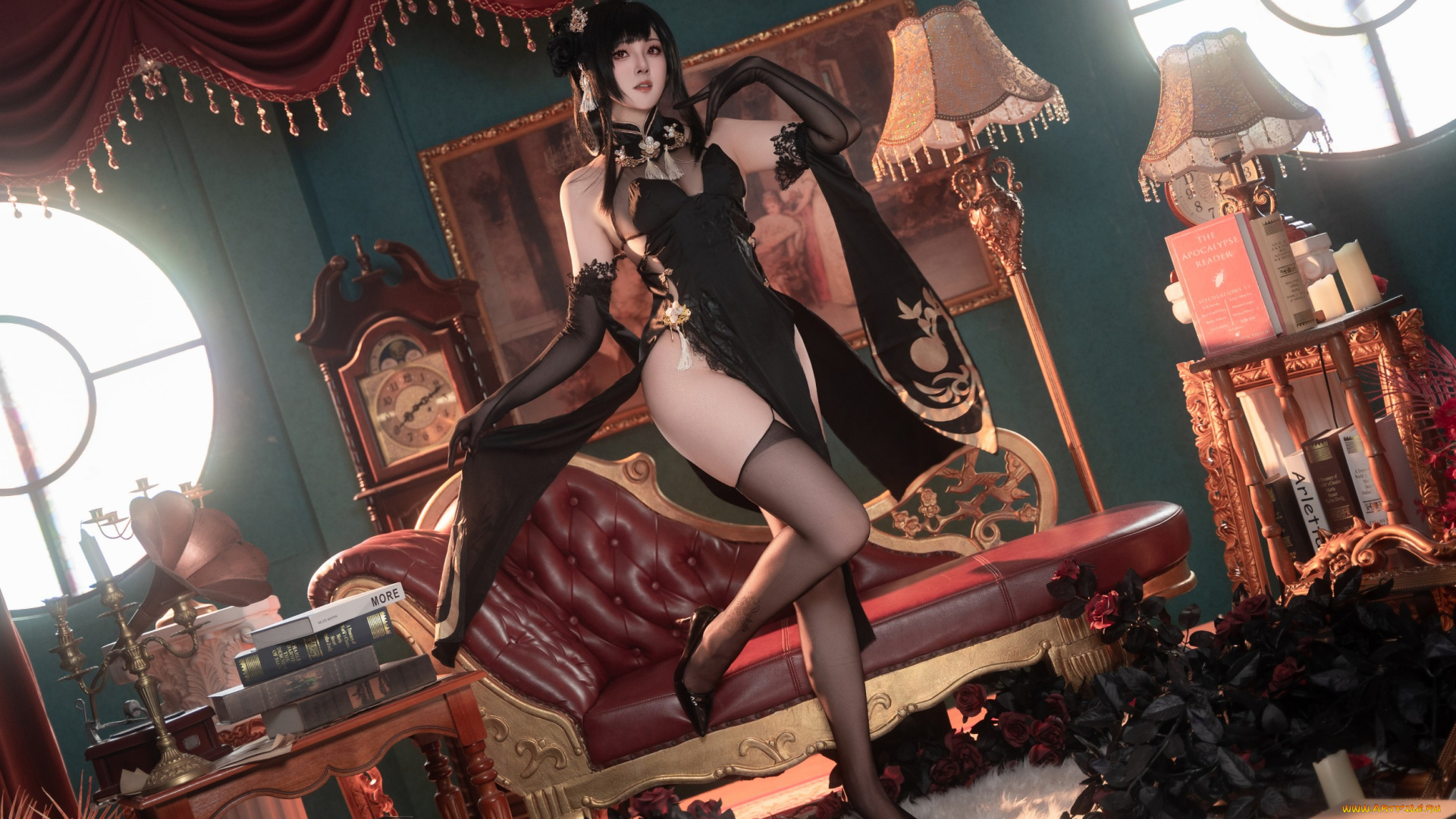 косплей, модель, девушки, -, креатив, , косплей, девушка, женщина, брюнетка, темноволосая, сексуальная, модель, звезда, позирует, разная, обувь, верхняя, стильная, одежда, нижнее, эротическое, бельё, трусы, лифчик, колготки, чулки, аксессуары, макияж, и, множество, элементов, на, фотографии