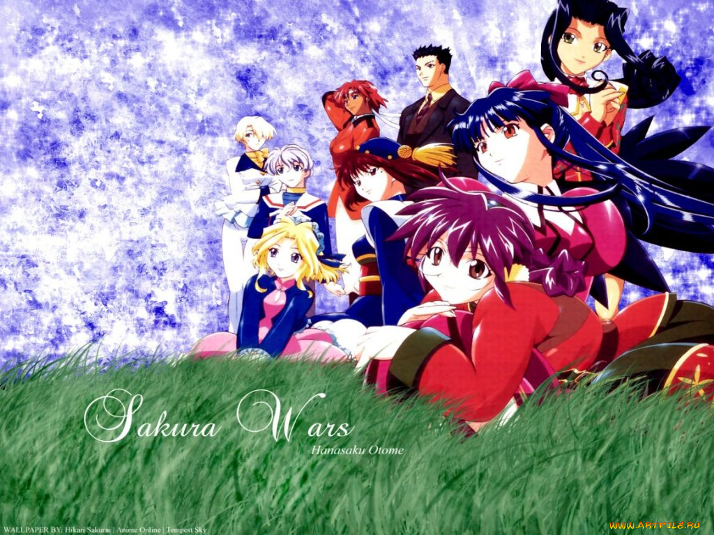аниме, sakura, wars