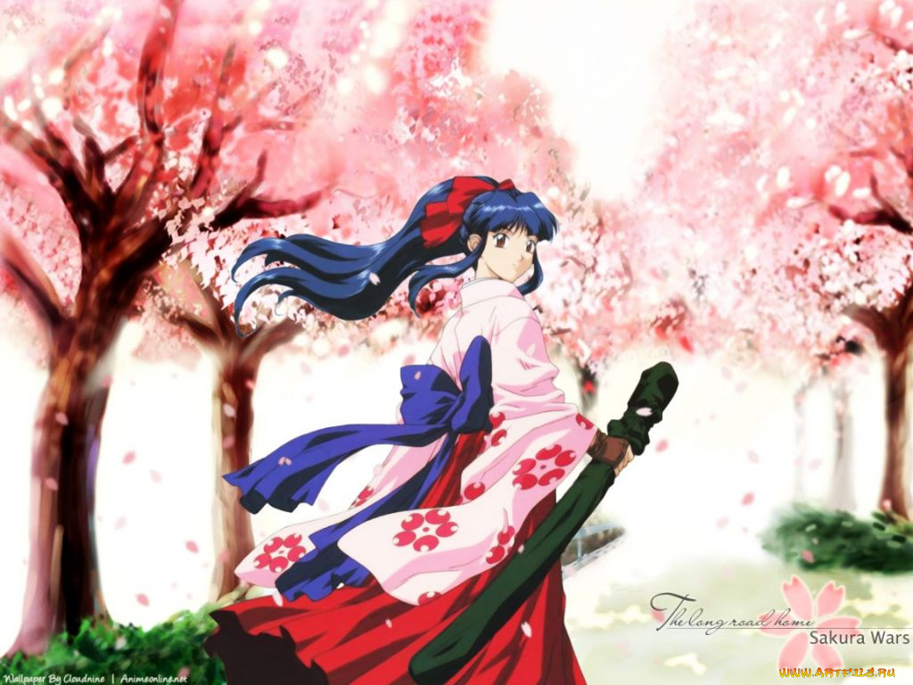 аниме, sakura, wars