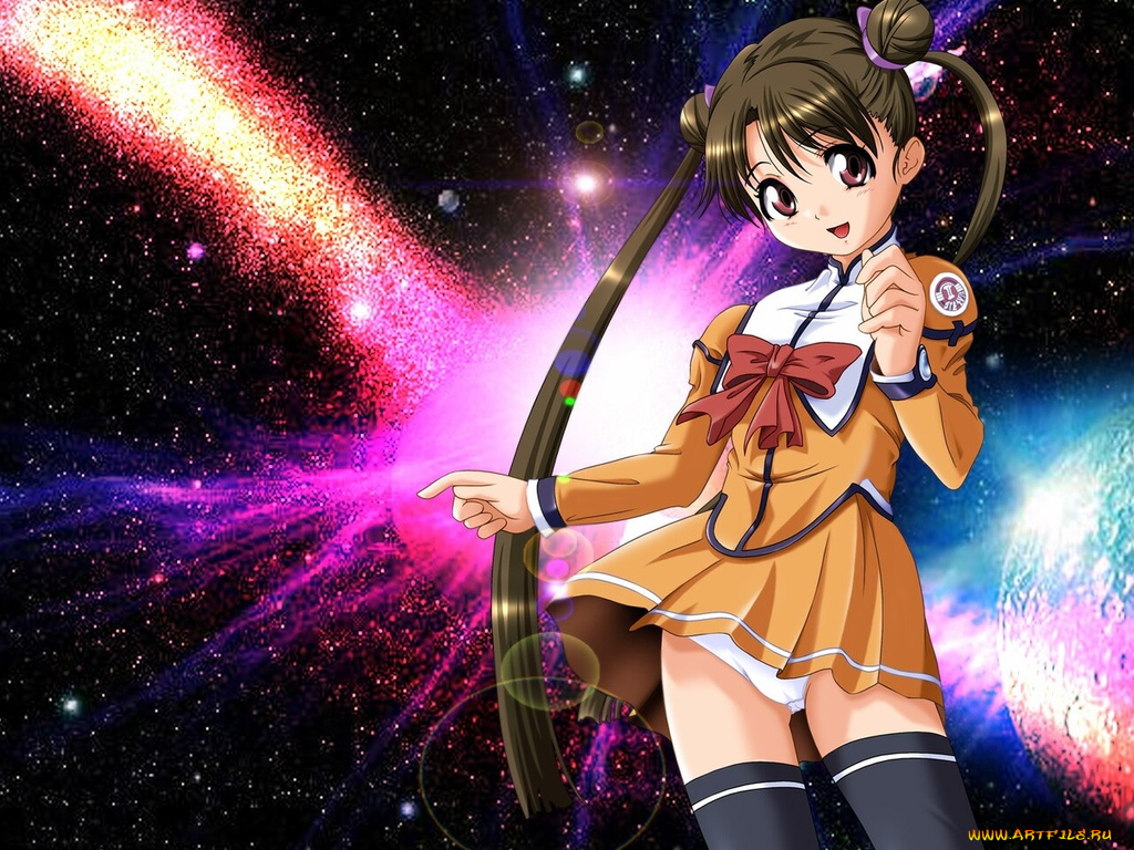 аниме, stellvia, of, the, universe