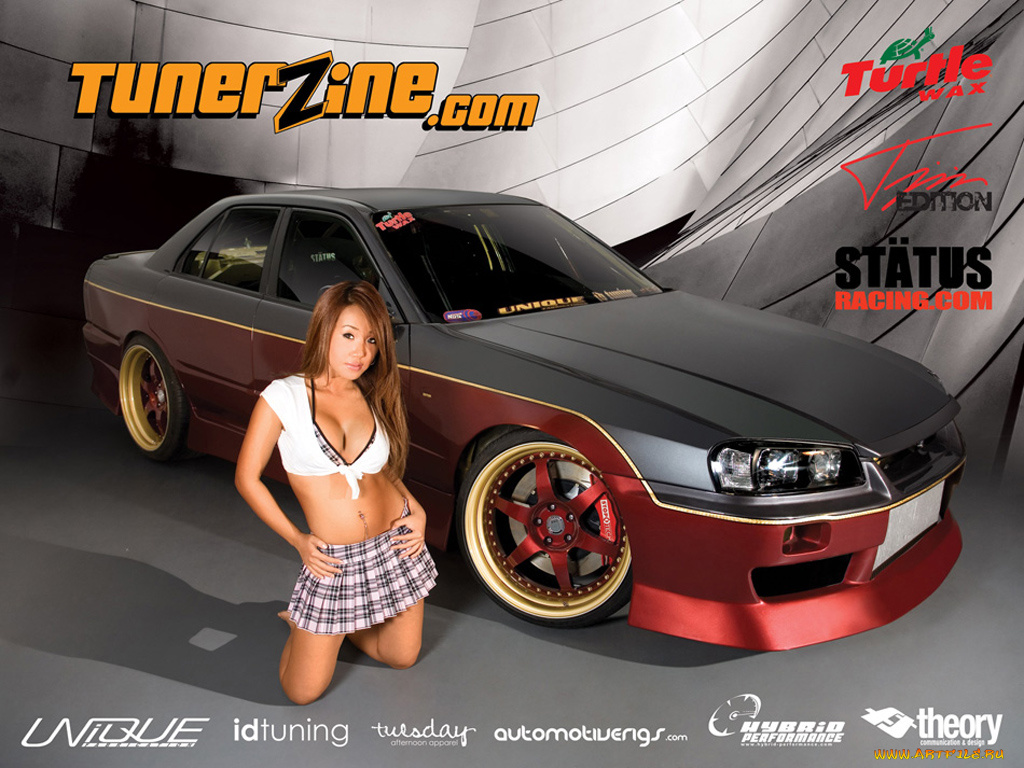 автомобили, авто, девушками