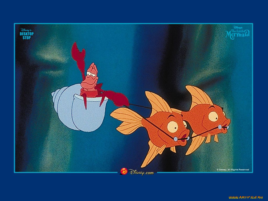 мультфильмы, the, little, mermaid