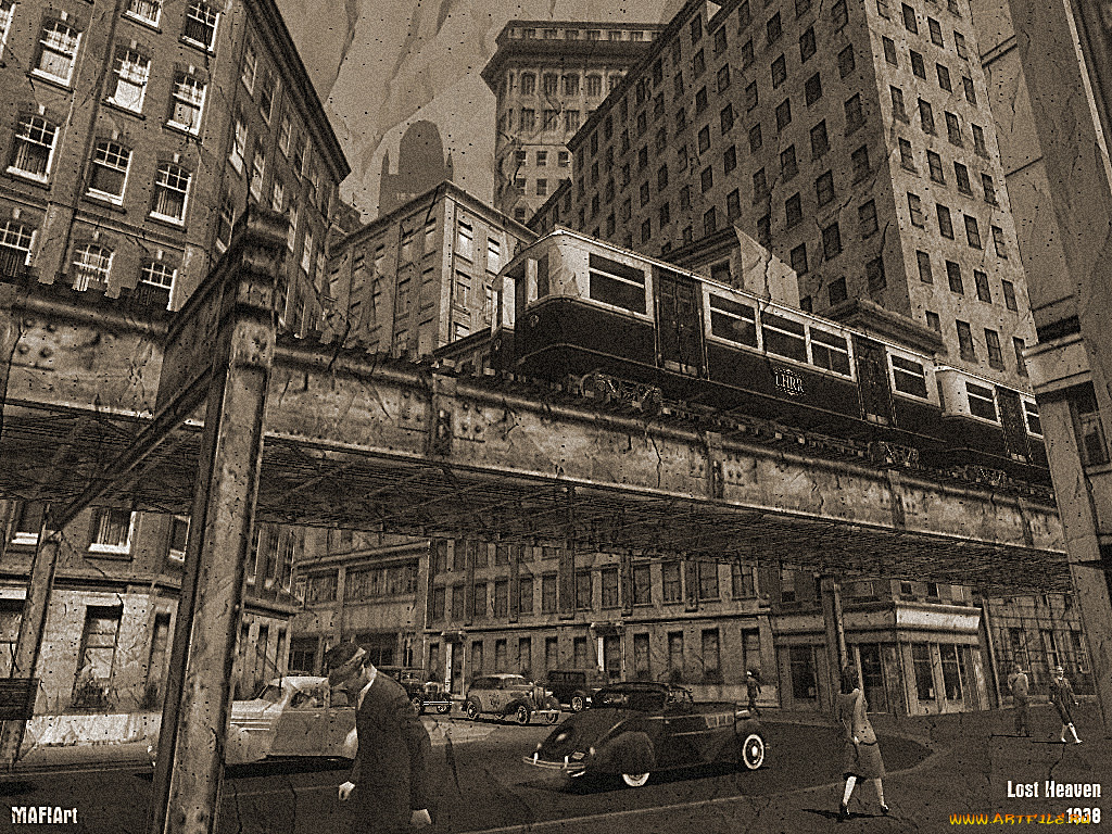 видео, игры, mafia, the, city, of, lost, heaven