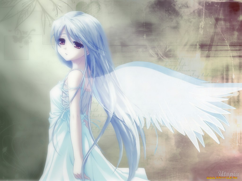 аниме, white, clarity