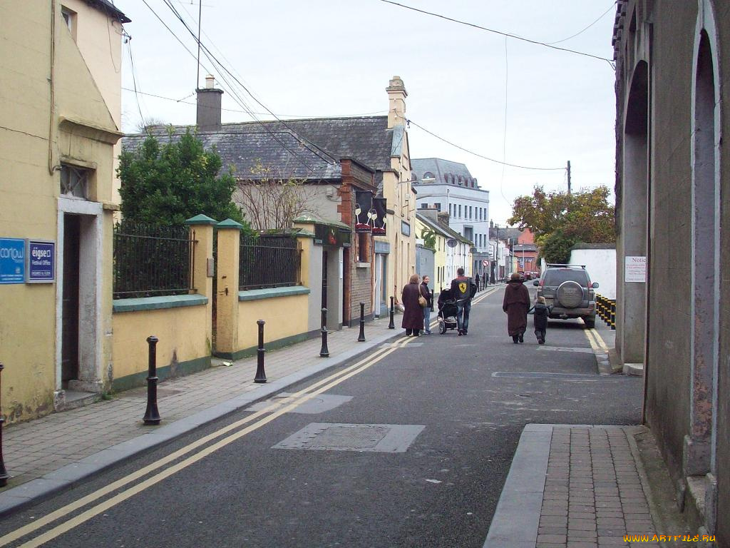 carlow, ireland, города, улицы, площади, набережные
