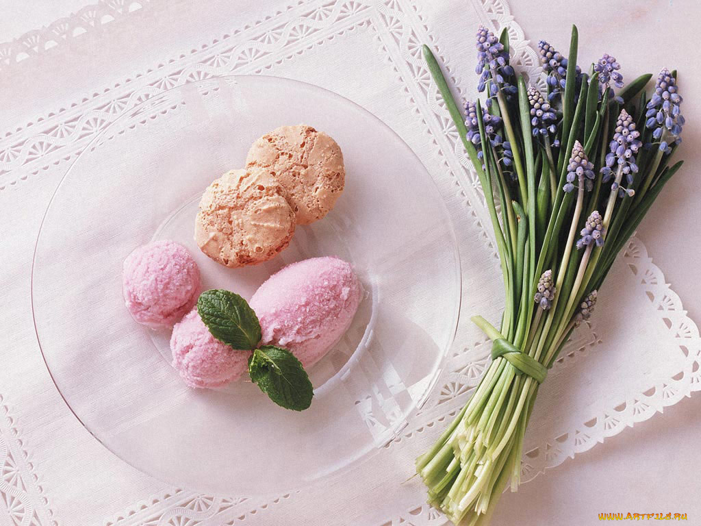 еда, мороженое, десерты