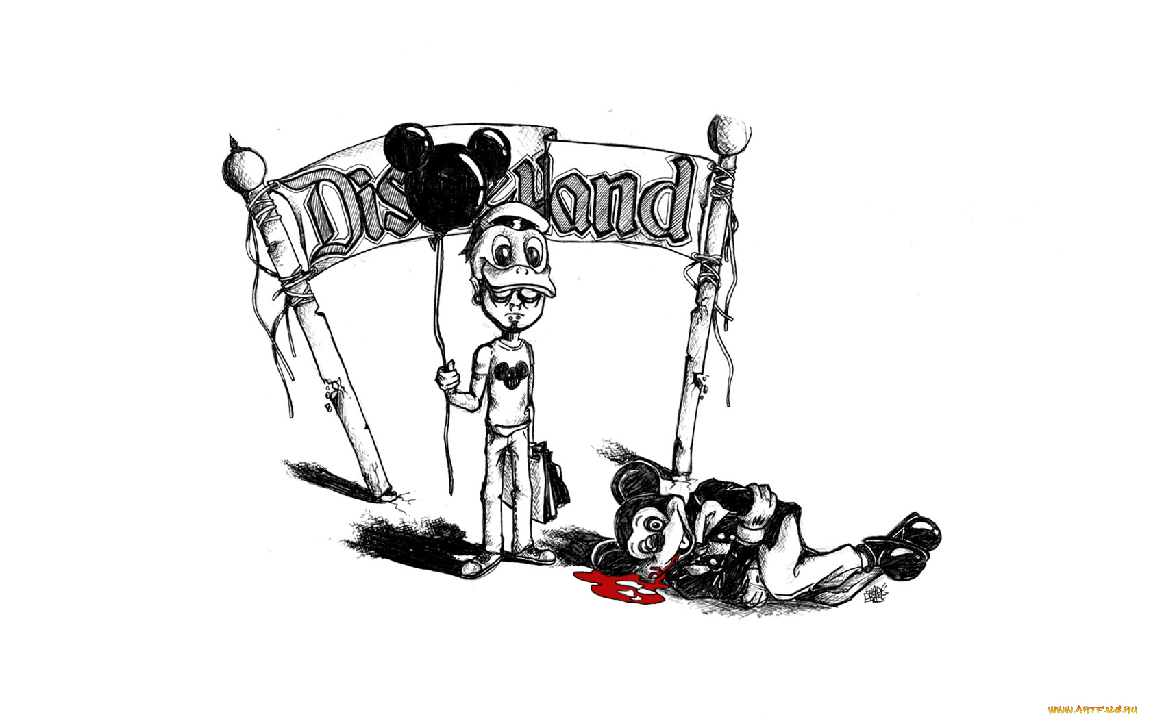 рисованные, минимализм