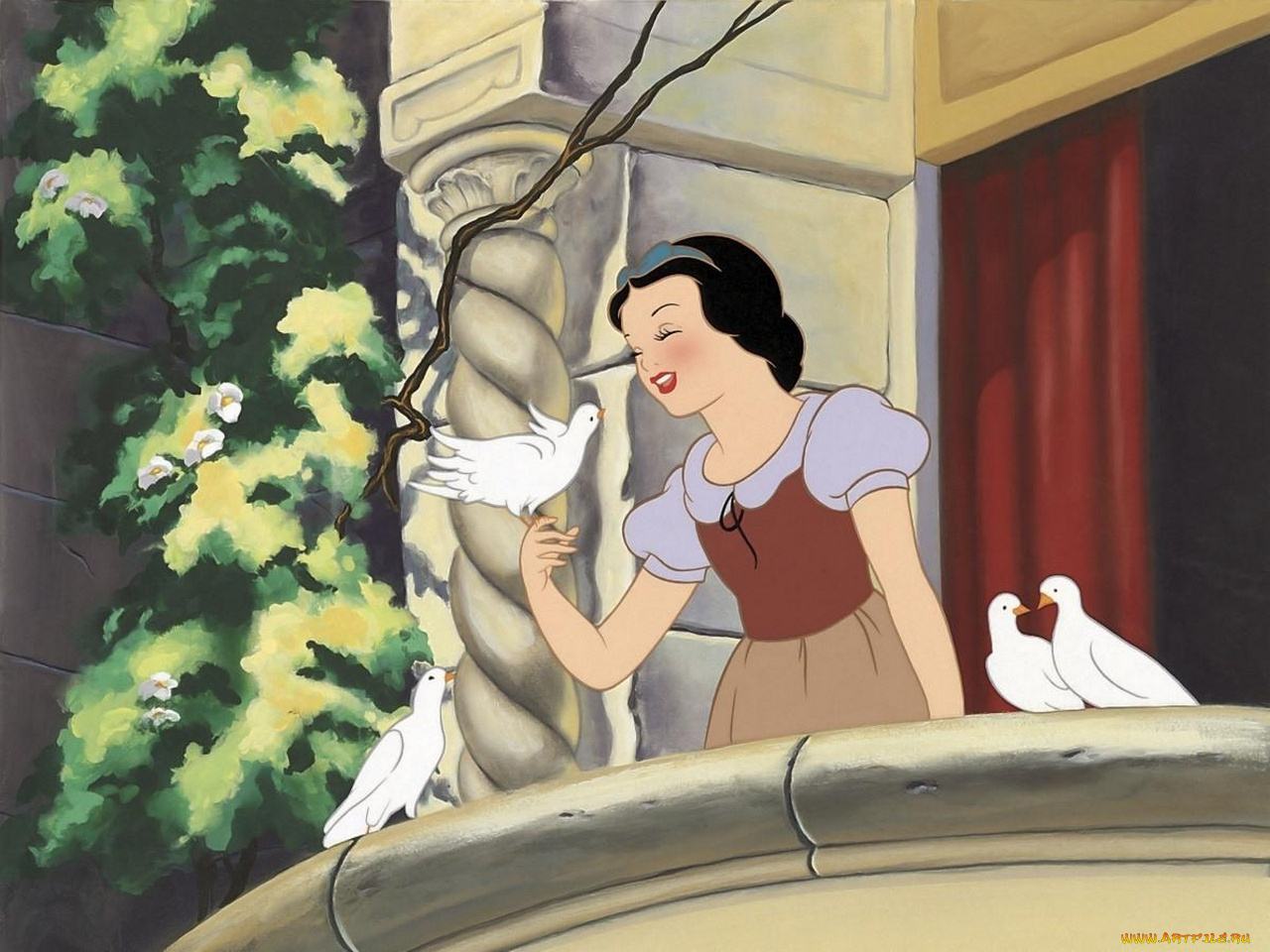 мультфильмы, snow, white, and, the, seven, dwarfs