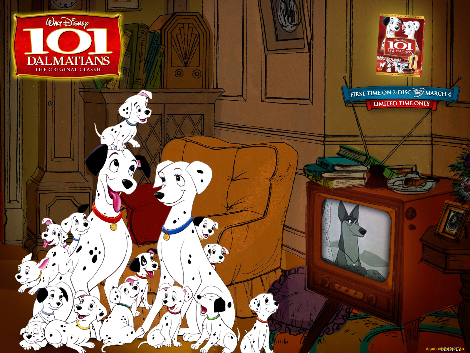 мультфильмы, 101, dalmatians