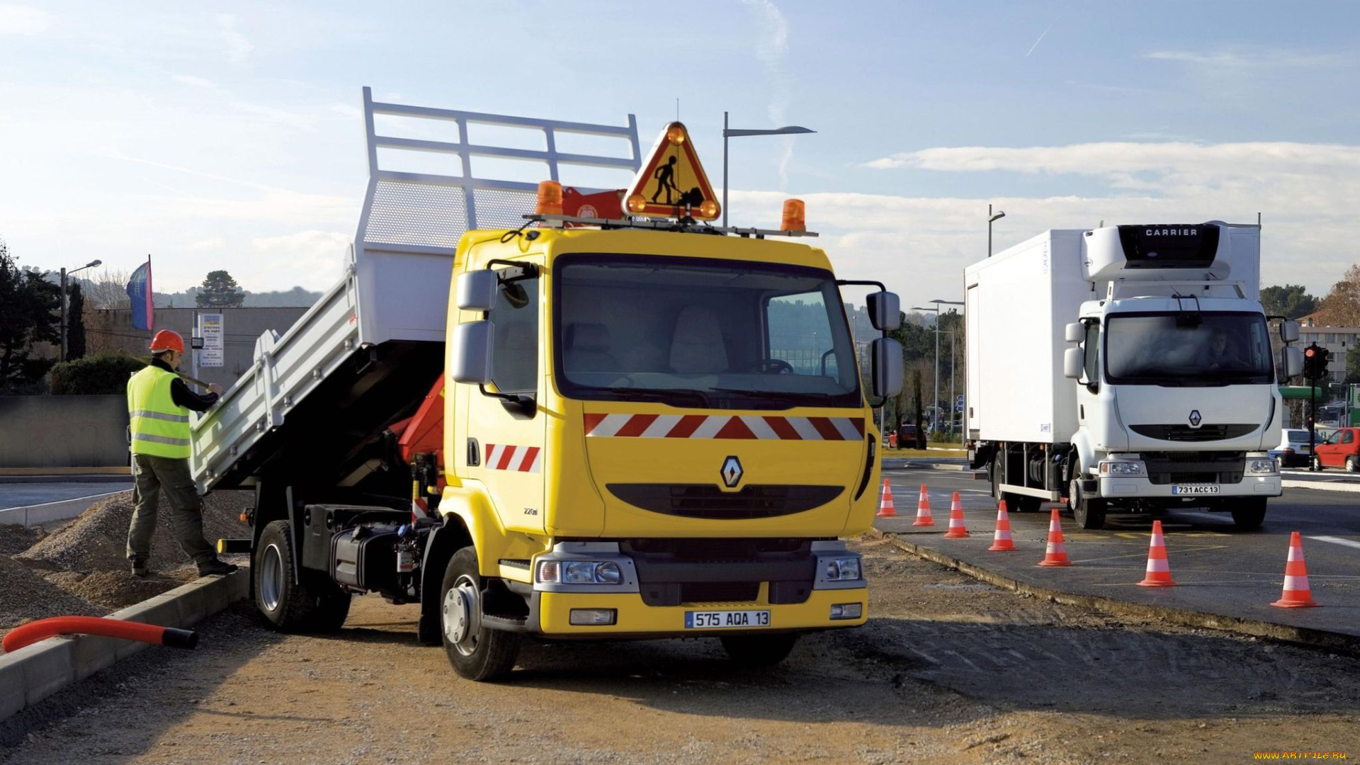 автомобили, renault, trucks