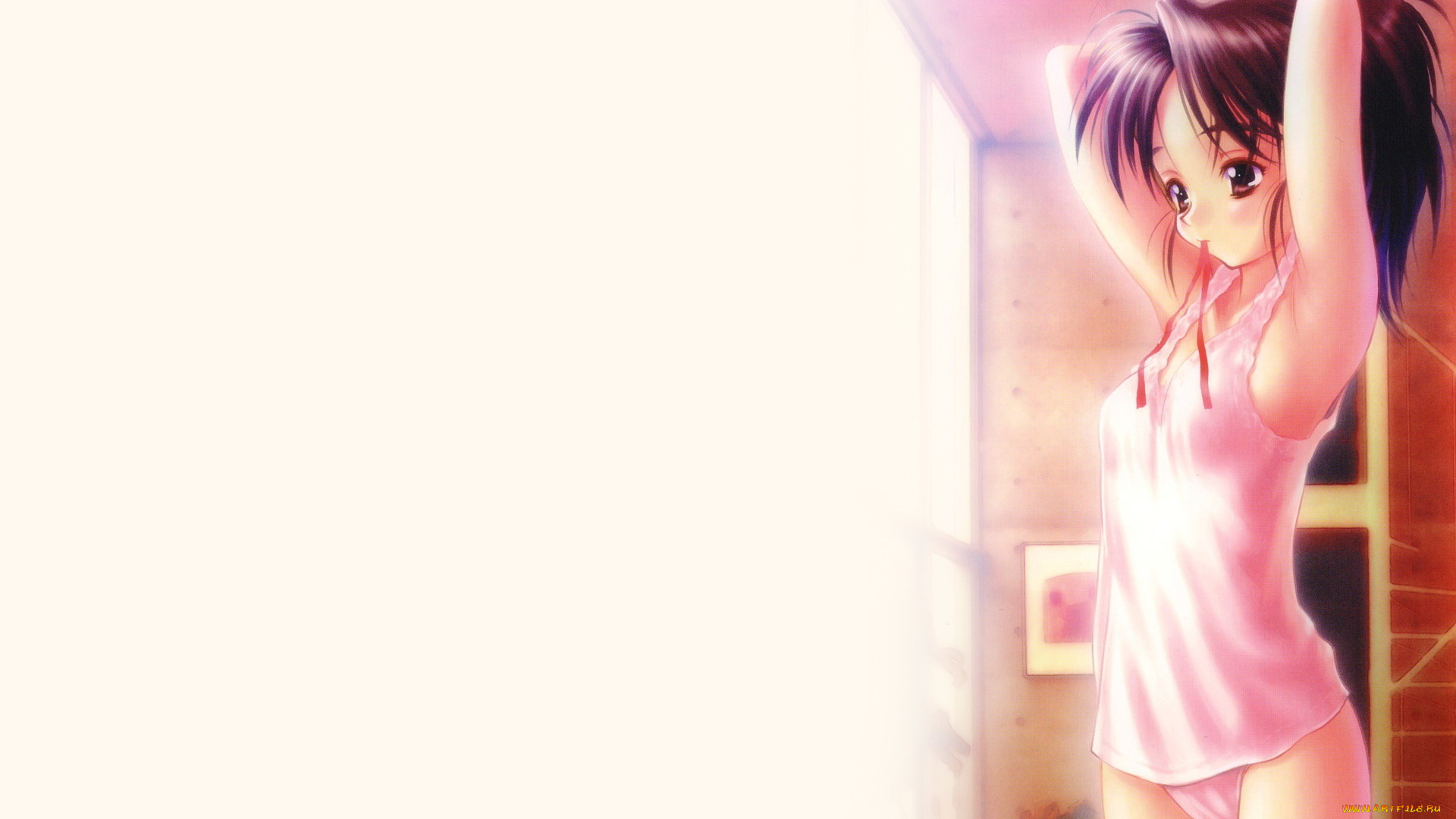 аниме, *unknown, другое, девочка, лента