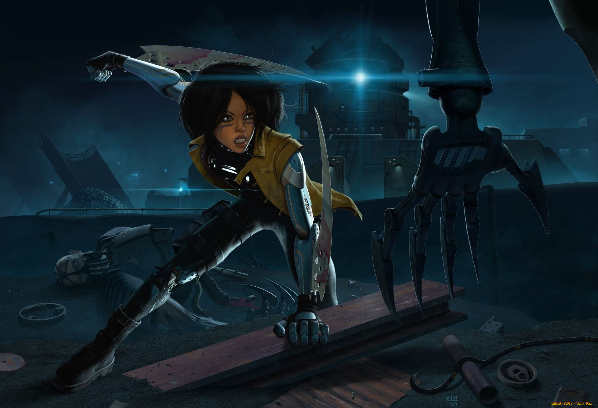 battle, angel, alita, аниме, gunnm, gally