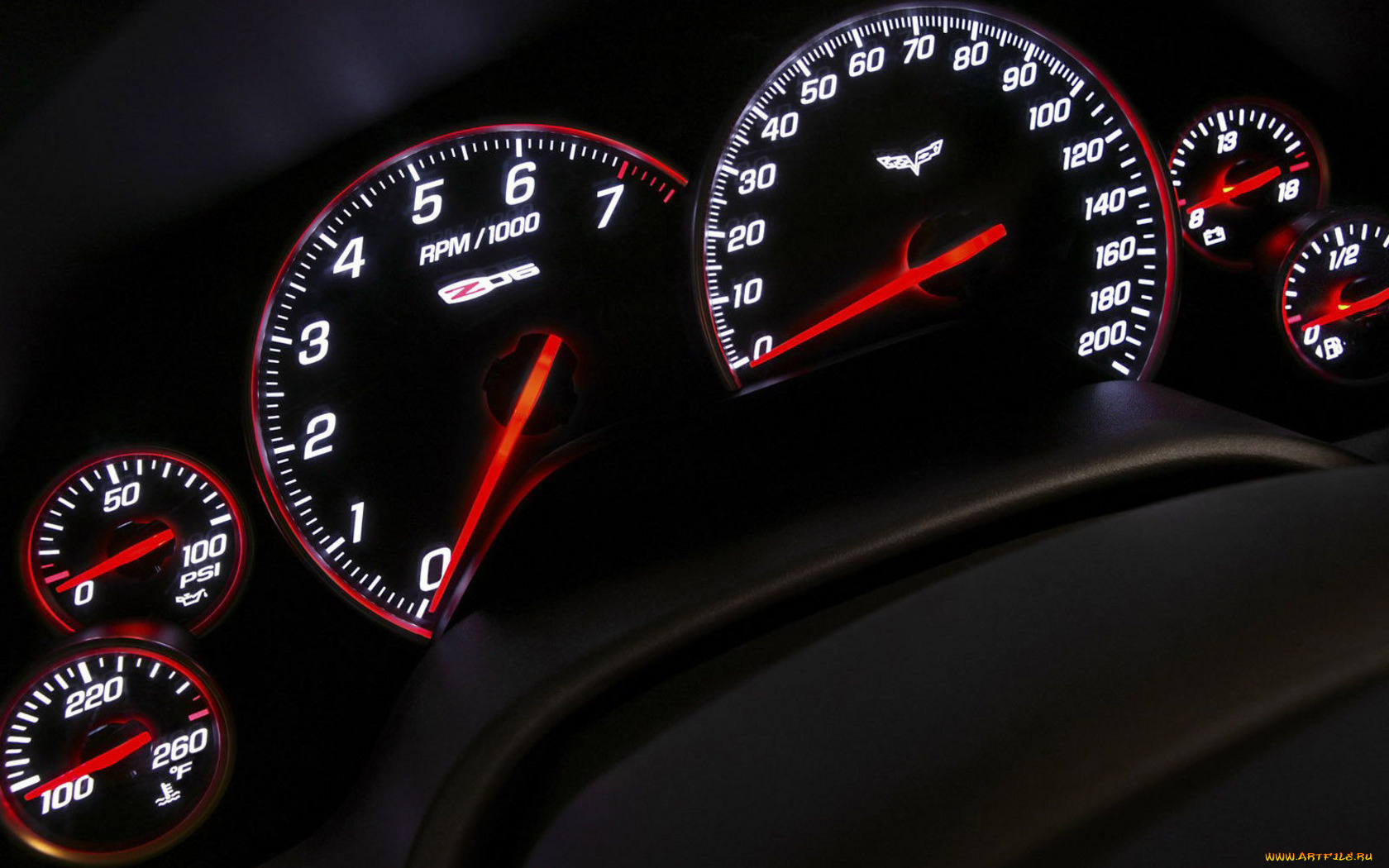 bentley, автомобили, спидометры, торпедо, приборы, corvette