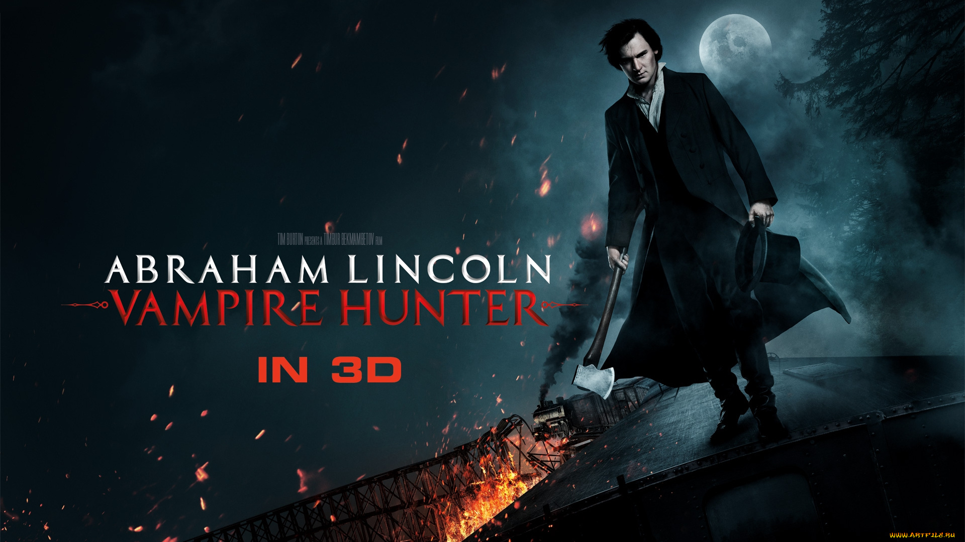 abraham, lincoln, vampire, hunter, кино, фильмы, президент, линкольн, охотник, на, вампиров