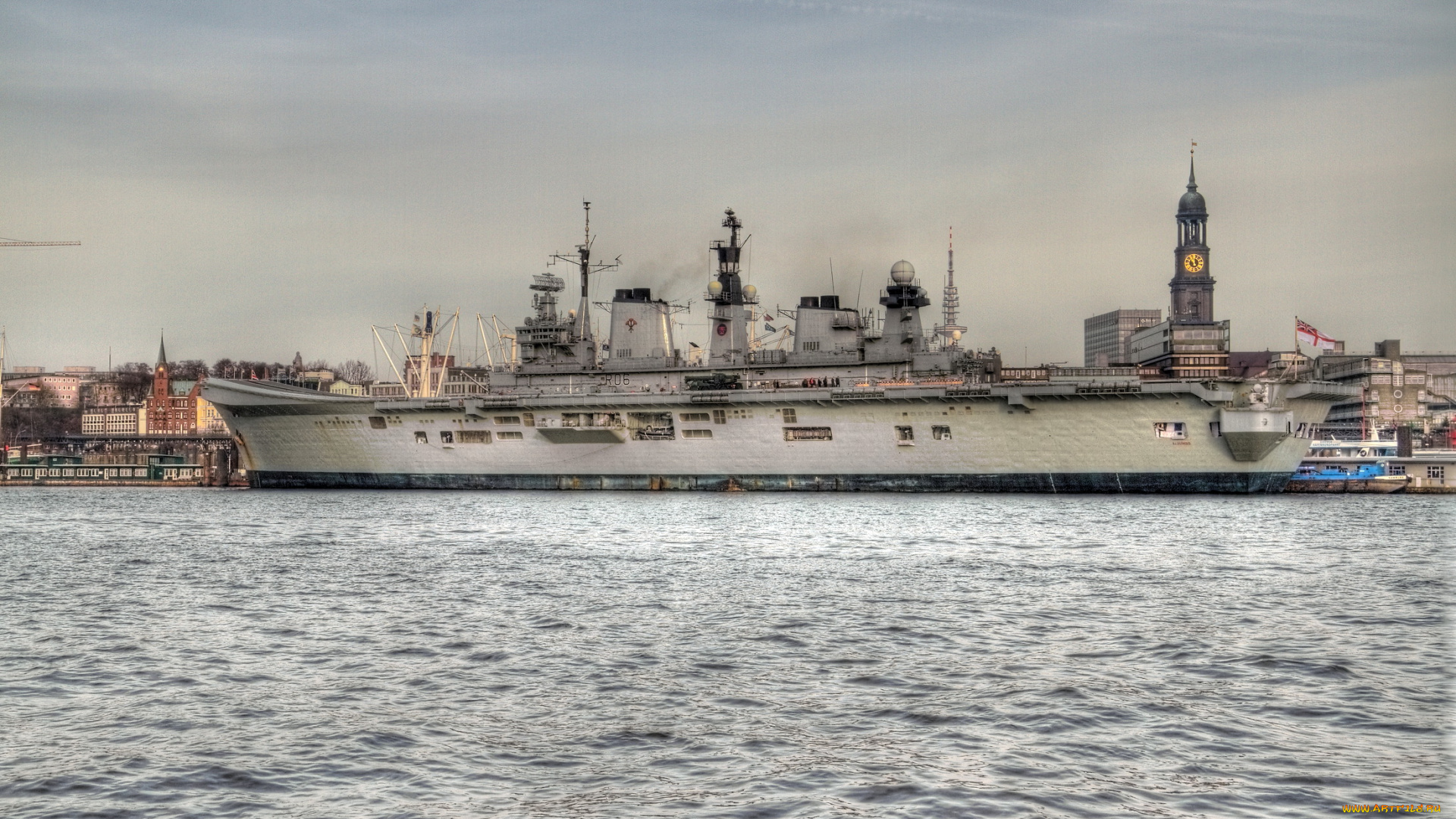 германия, гамбург, корабли, крейсеры, линкоры, эсминцы, река, корабль