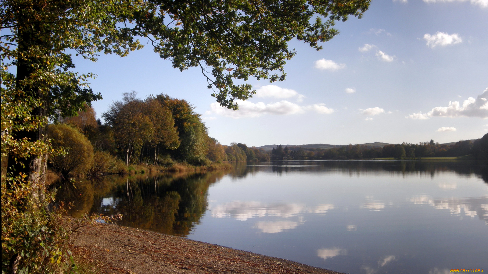 шотландия, природа, реки, озера, река