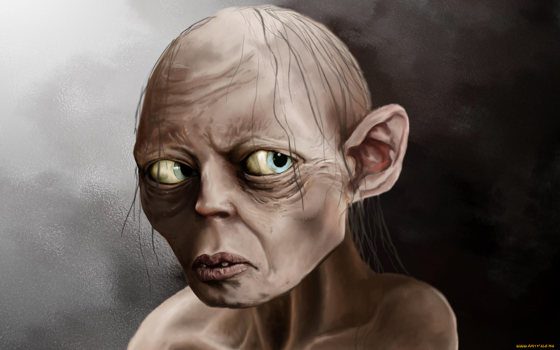 властелин, колец, фэнтези, lord, of, the, rings, голлум, gollum