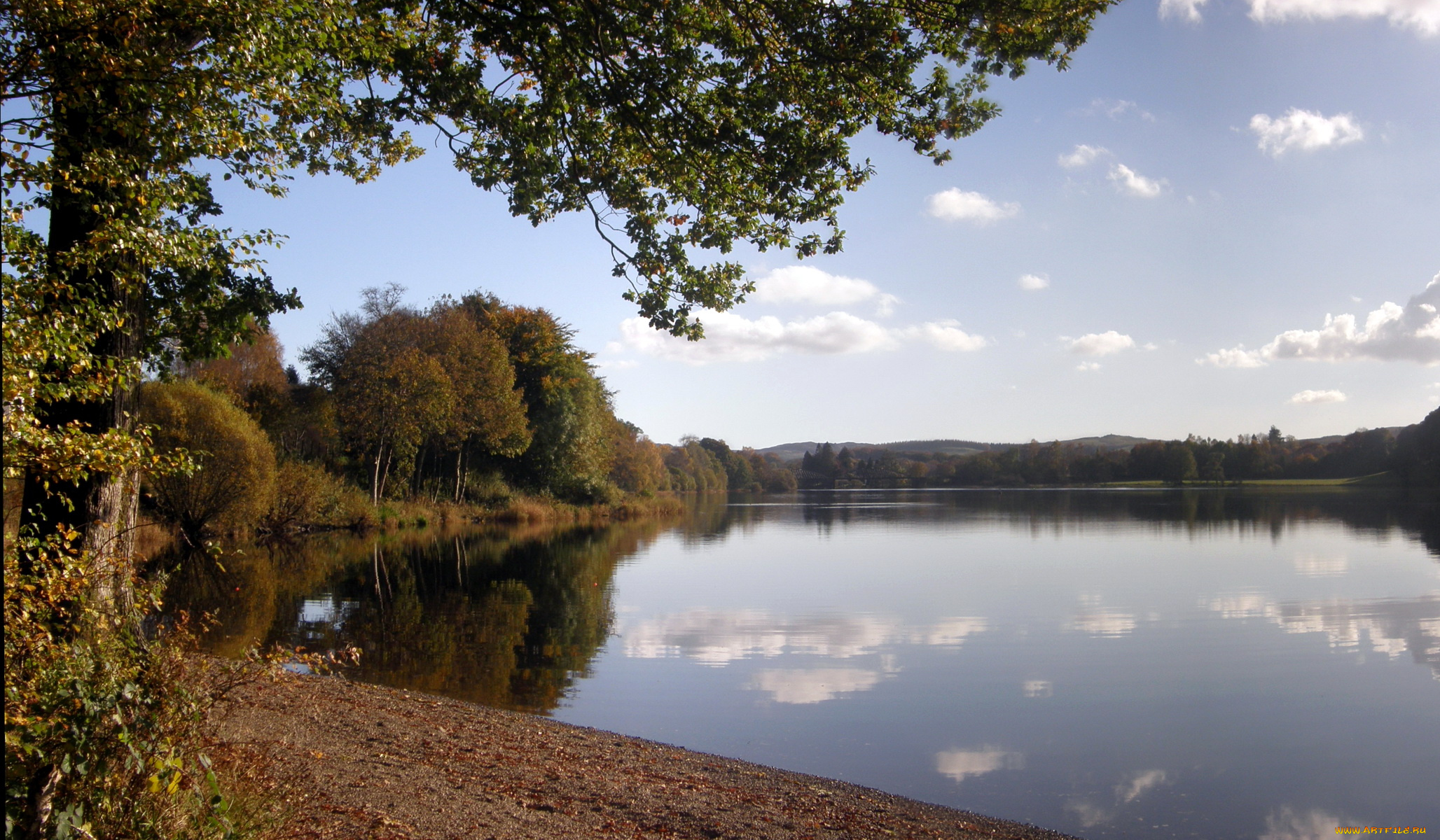 шотландия, природа, реки, озера, река