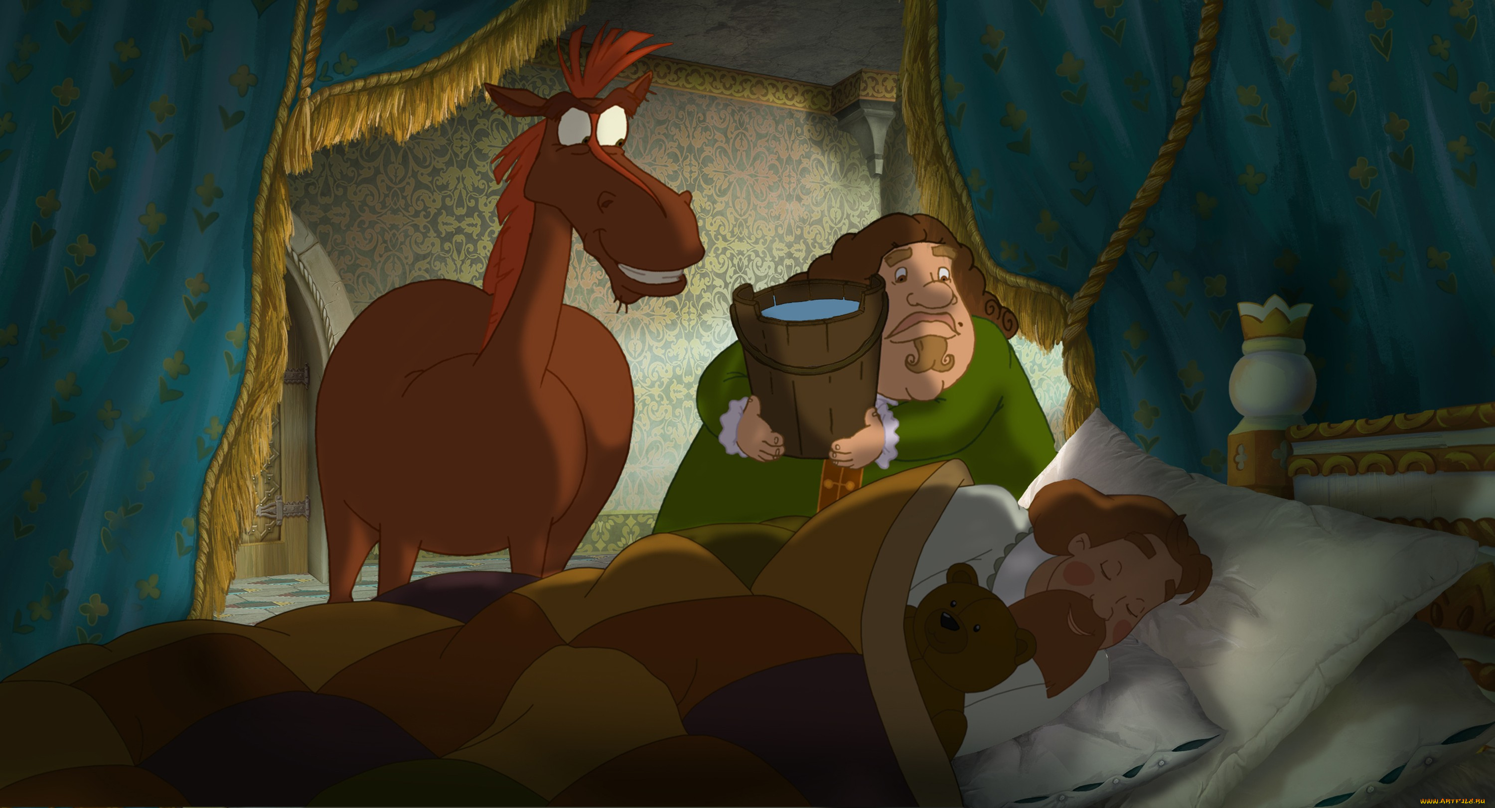 три, богатыря, на, дальних, берегах, мультфильмы, анимация