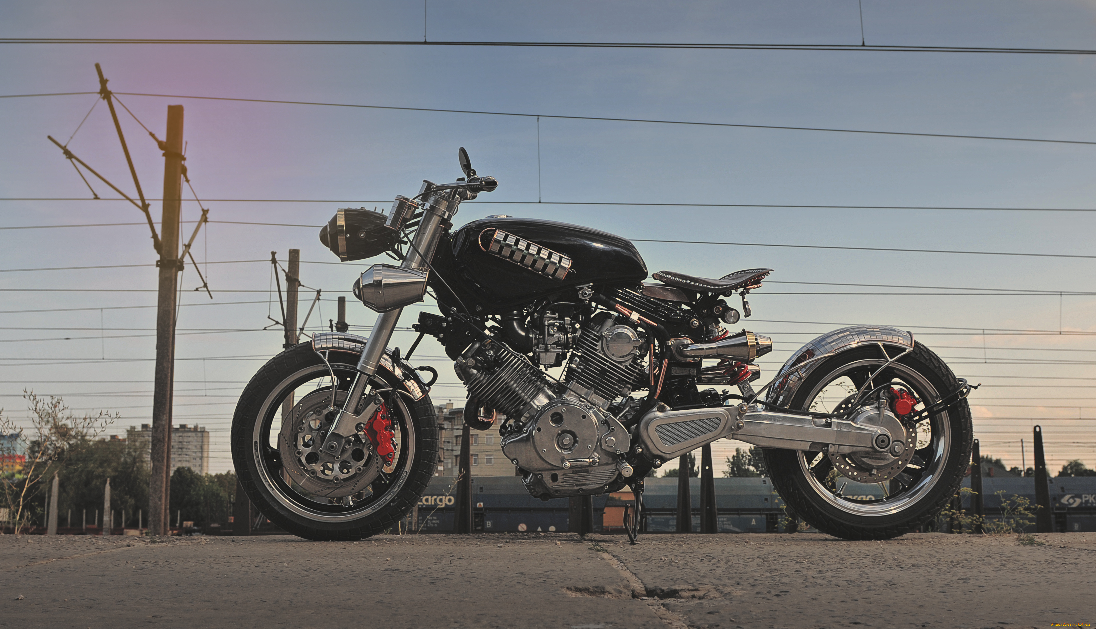 мотоциклы, customs, custom