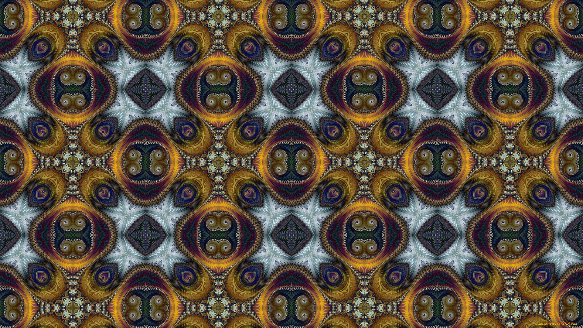 3д, графика, фракталы, , fractal, узор, фон, цвета