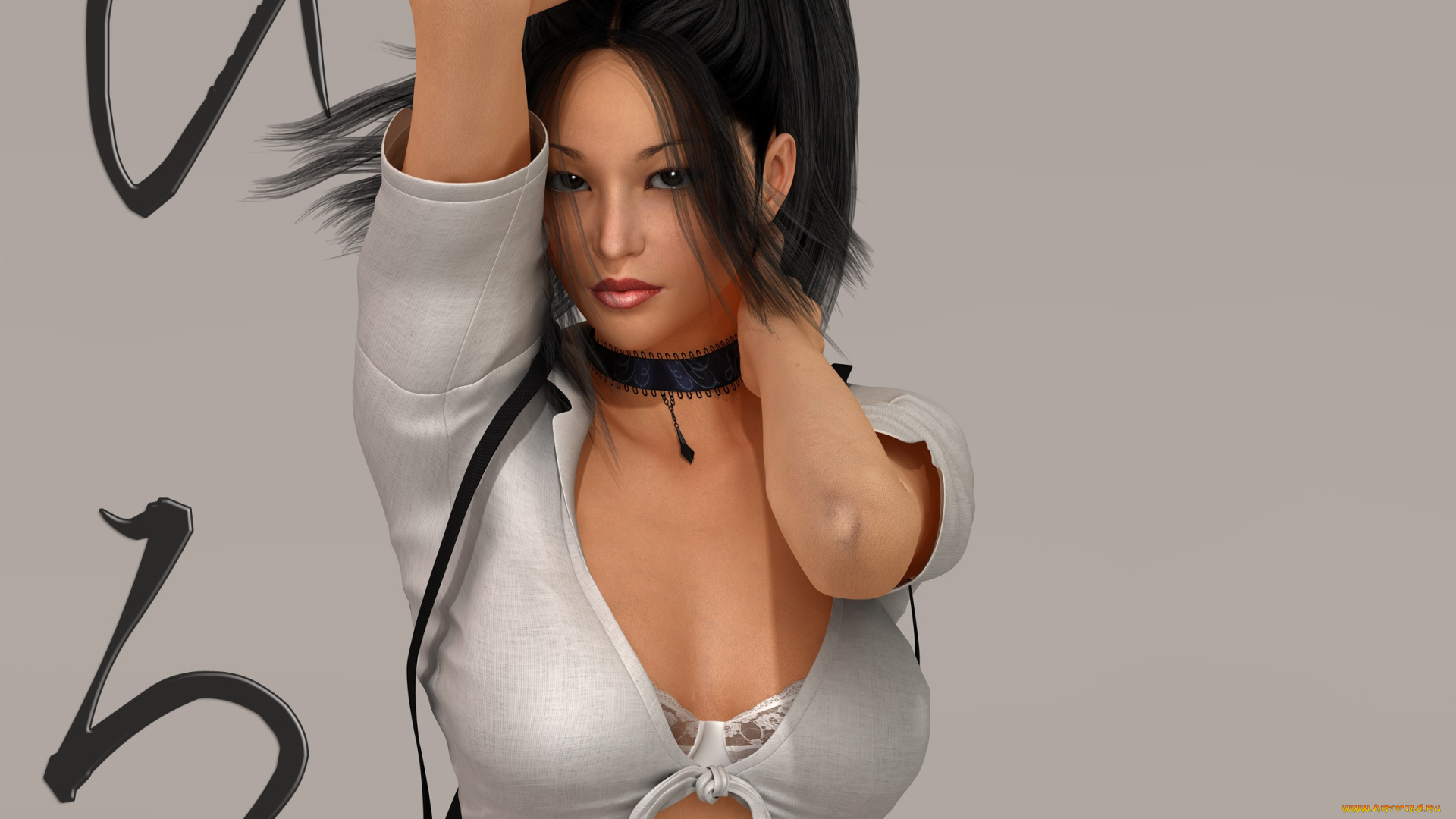 3д, графика, люди, , people, фон, взгляд, девушка