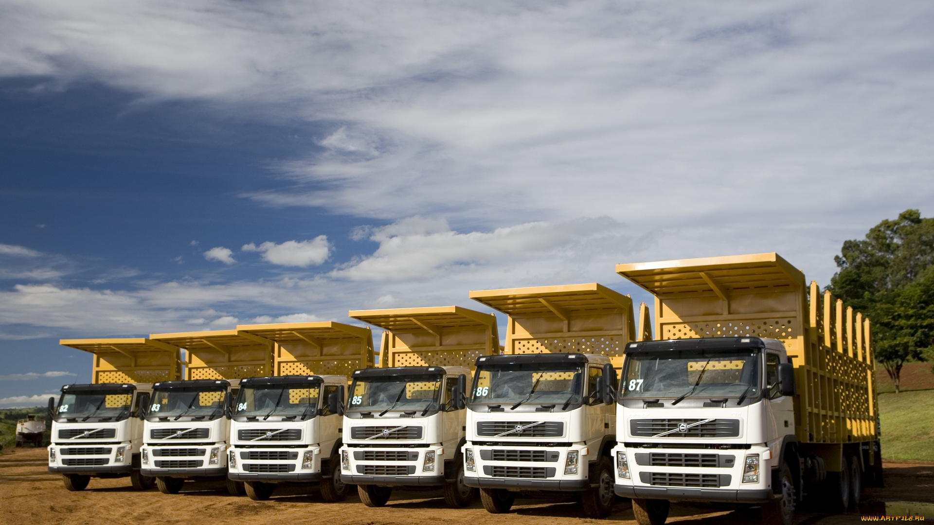 автомобили, volvo, trucks, 6x4, fm, 440, volvo, 2008г