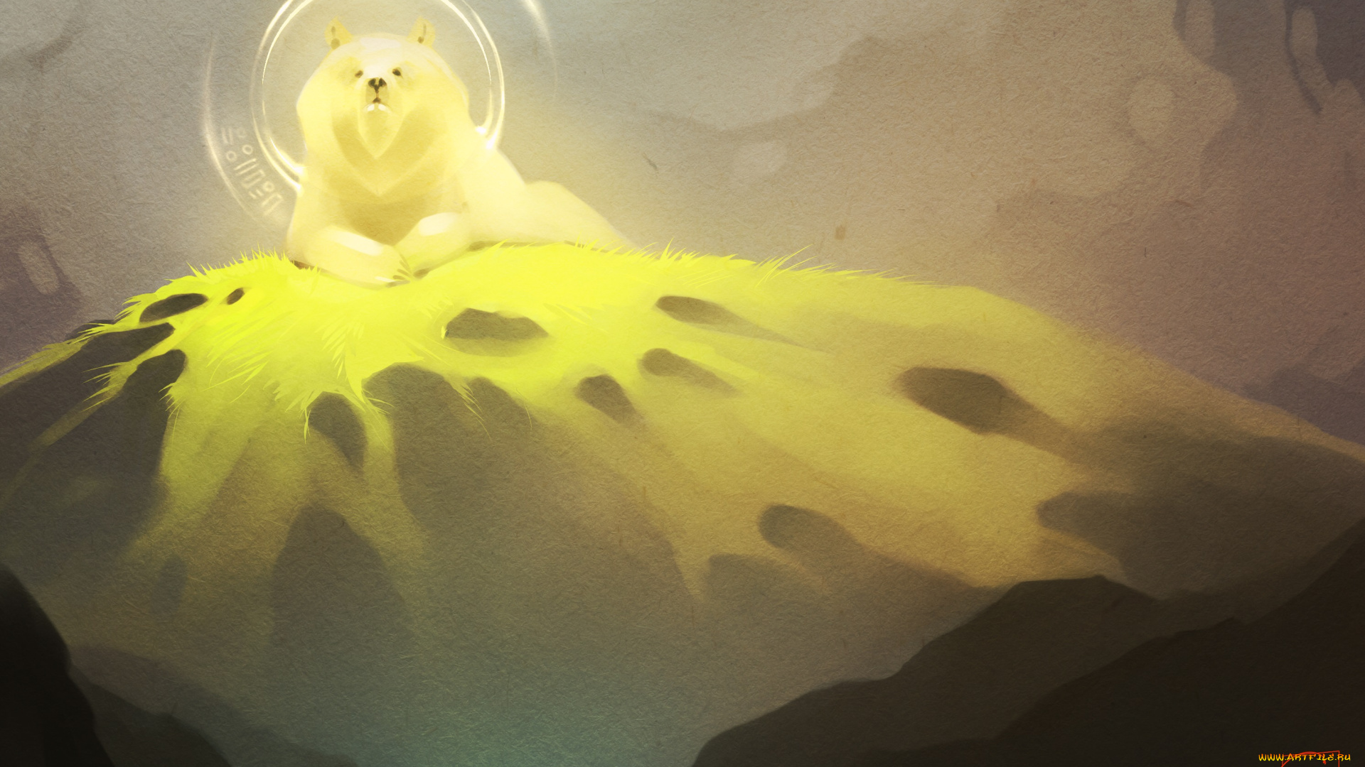 рисованное, животные, , медведи, медведь