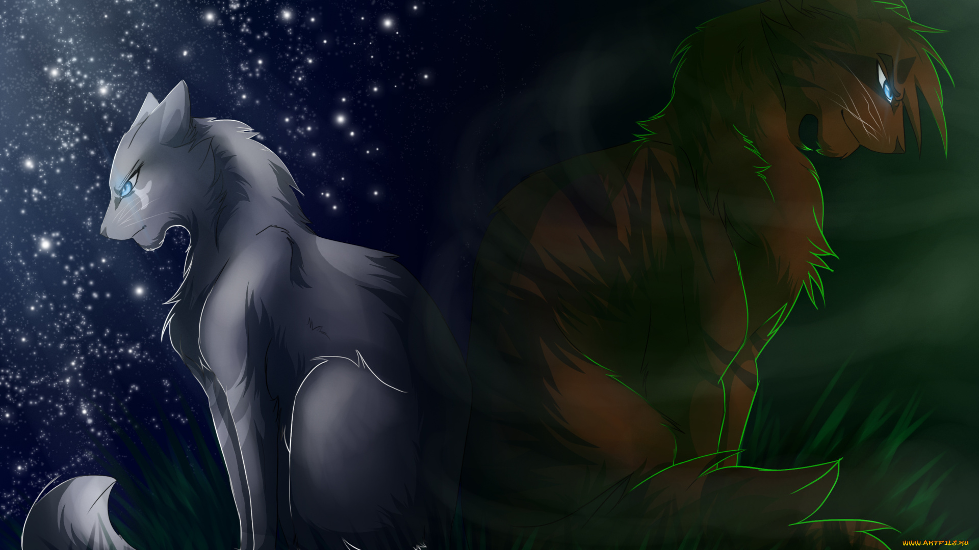 рисованное, животные, , собаки, фон, собаки