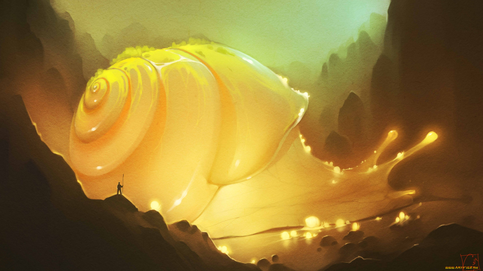 рисованное, животные, , улитки, сияние, усики, насекомое, улитка