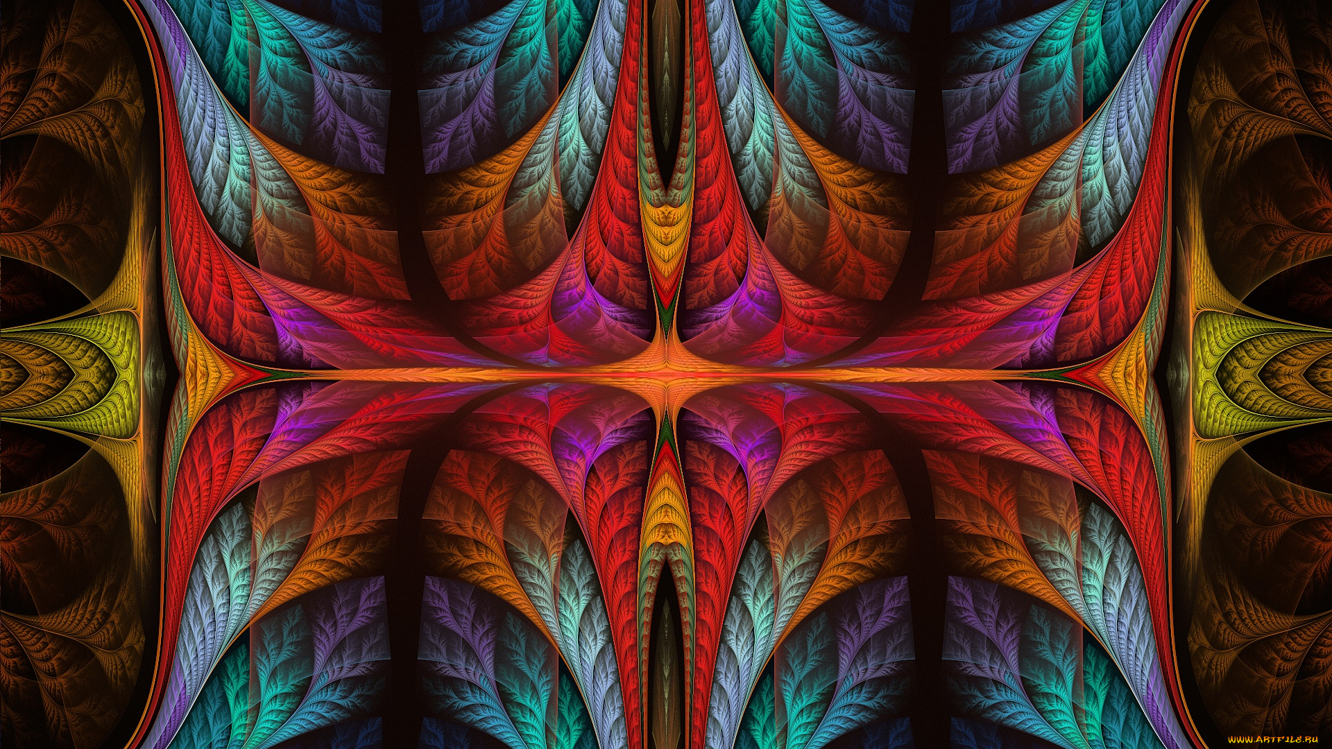 3д, графика, фракталы, , fractal, цвета, фон, узор