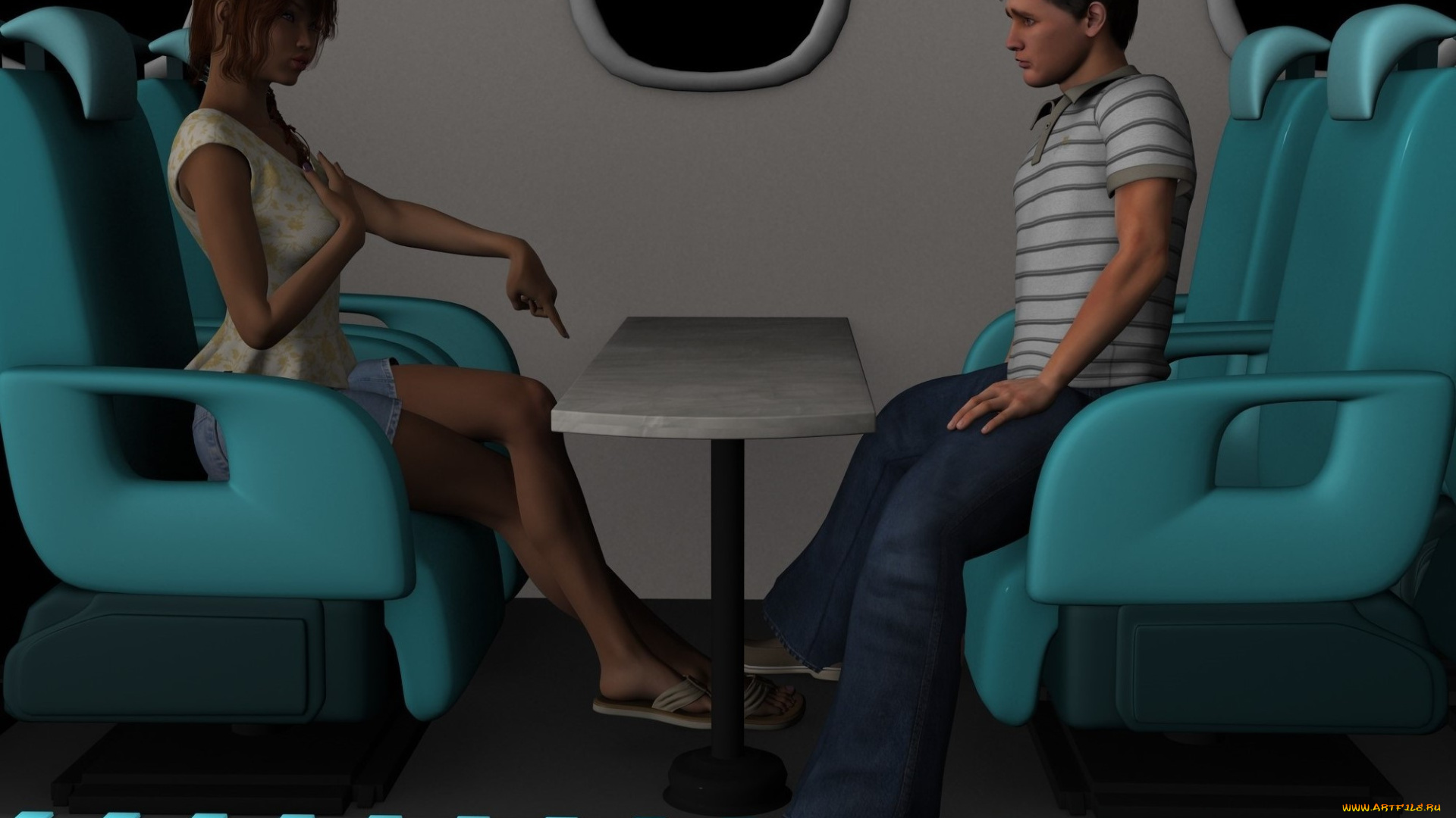 3д, графика, люди, , people, взгляд, фон, парень, девушка