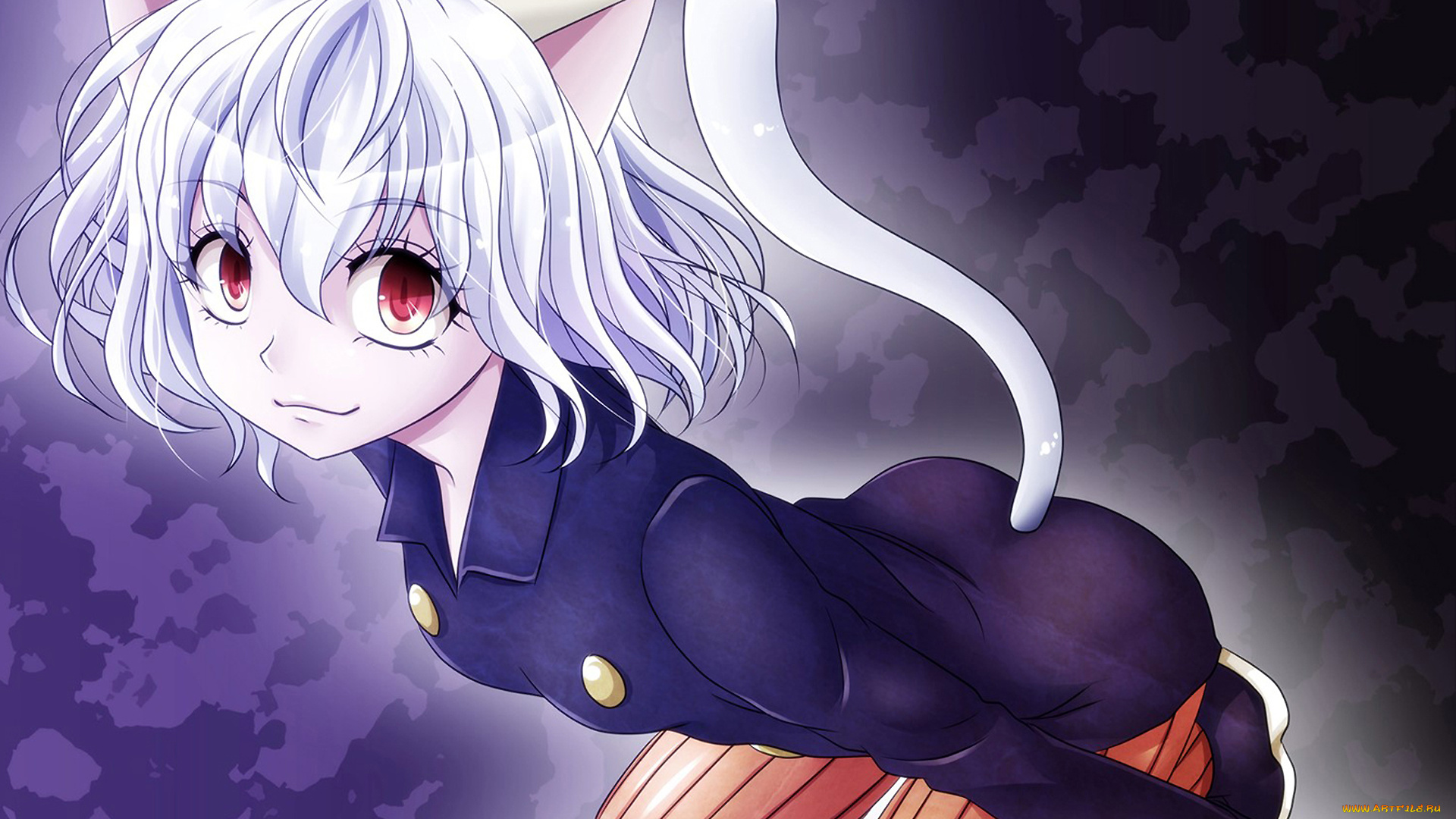 аниме, hunter, x, hunter, химера, девушка, ушки