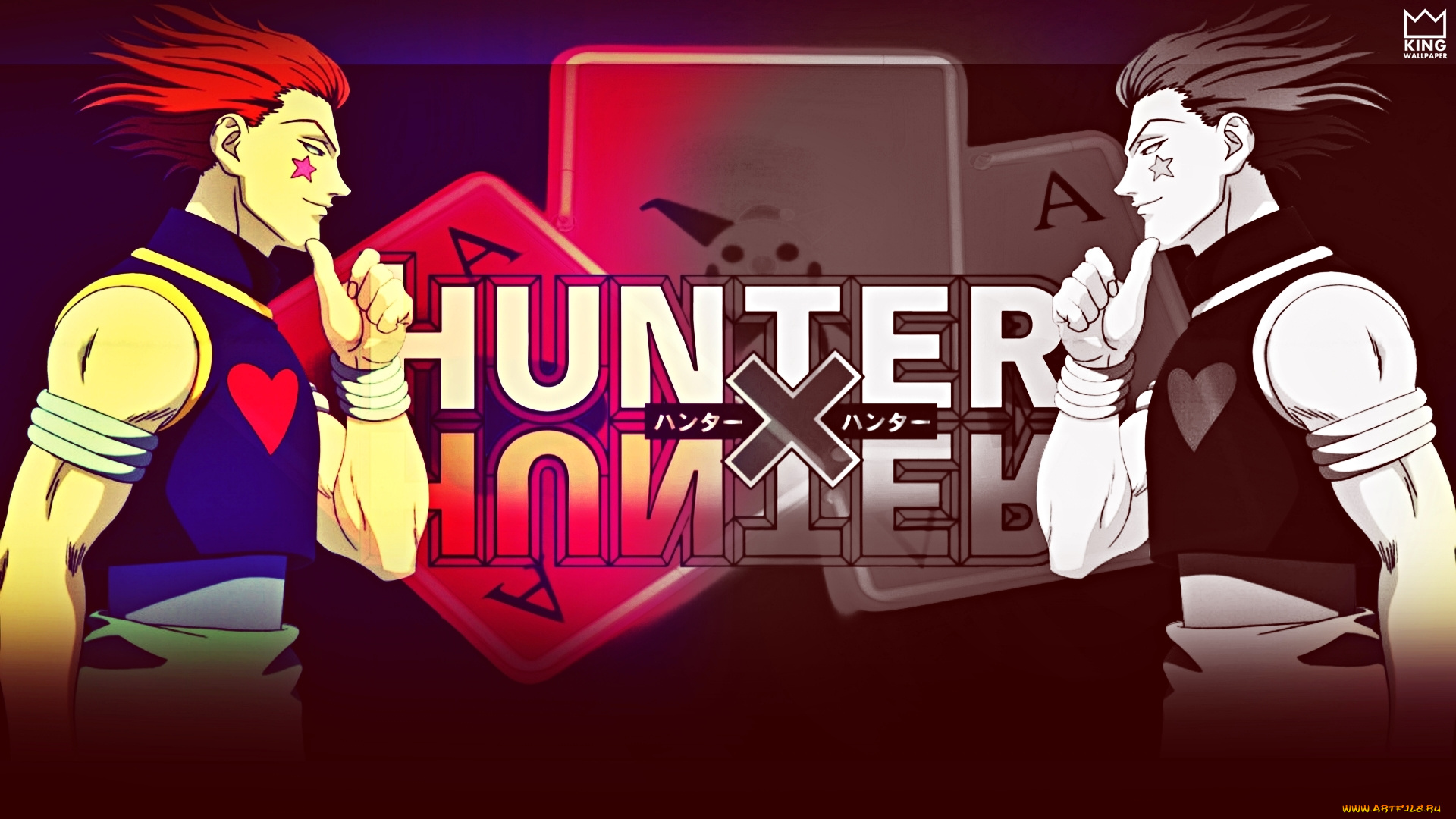 аниме, hunter, x, hunter, хисока