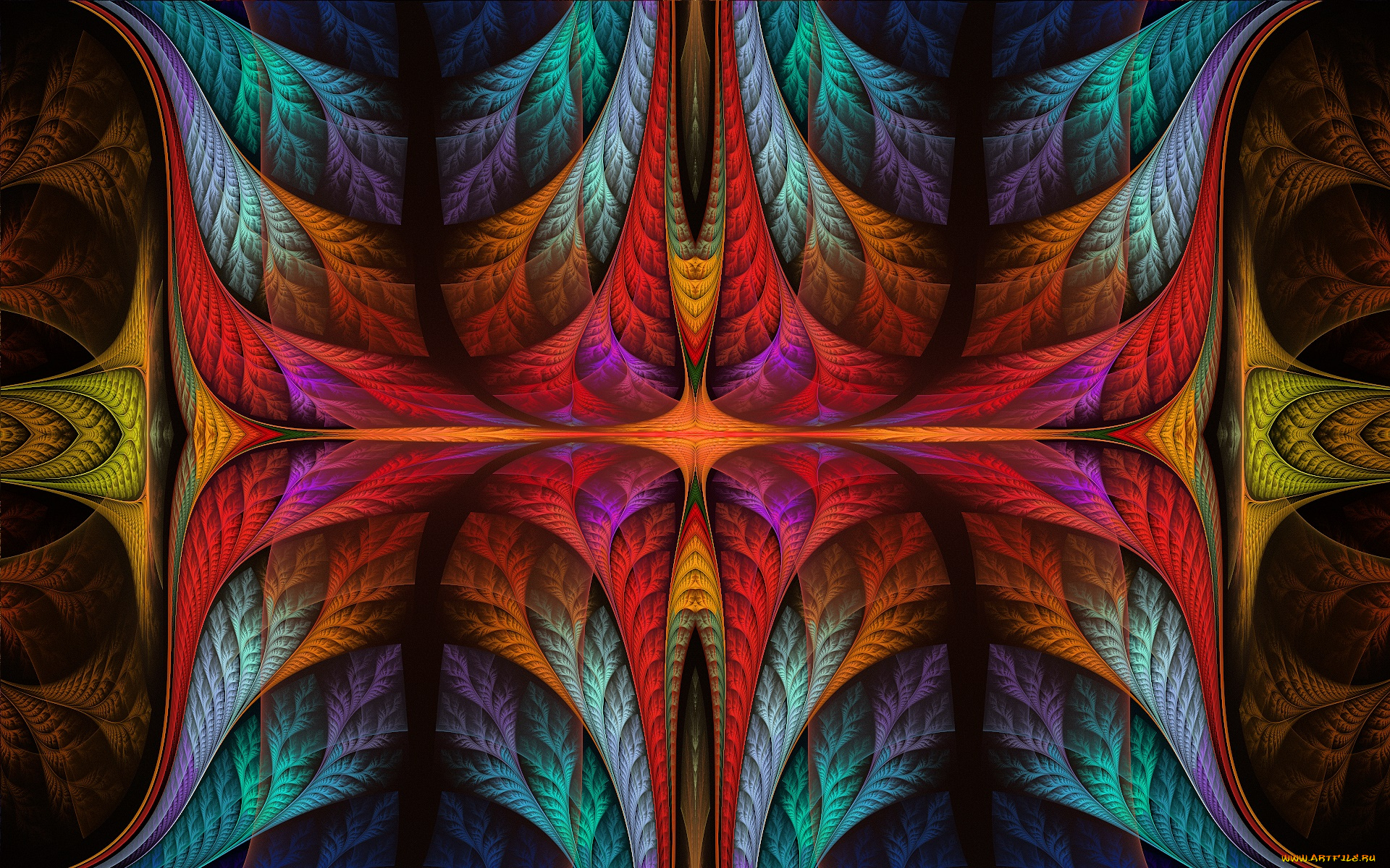 3д, графика, фракталы, , fractal, цвета, фон, узор