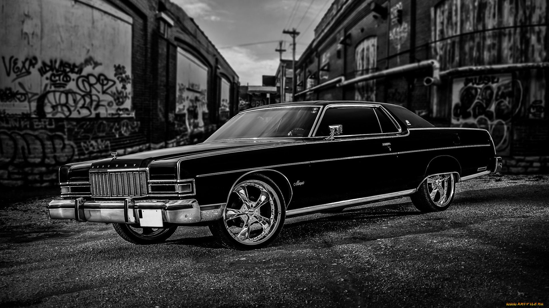 автомобили, mercury, 1974, grand, marquis