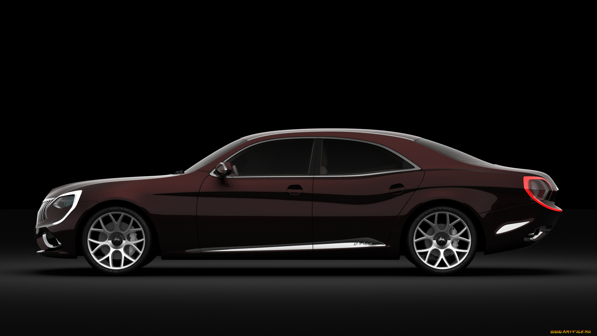 gaz, volga, 2020, concept, автомобили, 3д, concept, 2020, volga, gaz