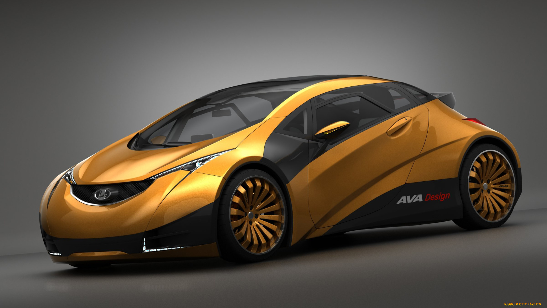 lada, oka, concept, 2017, автомобили, 3д, 2017, oka, concept, lada