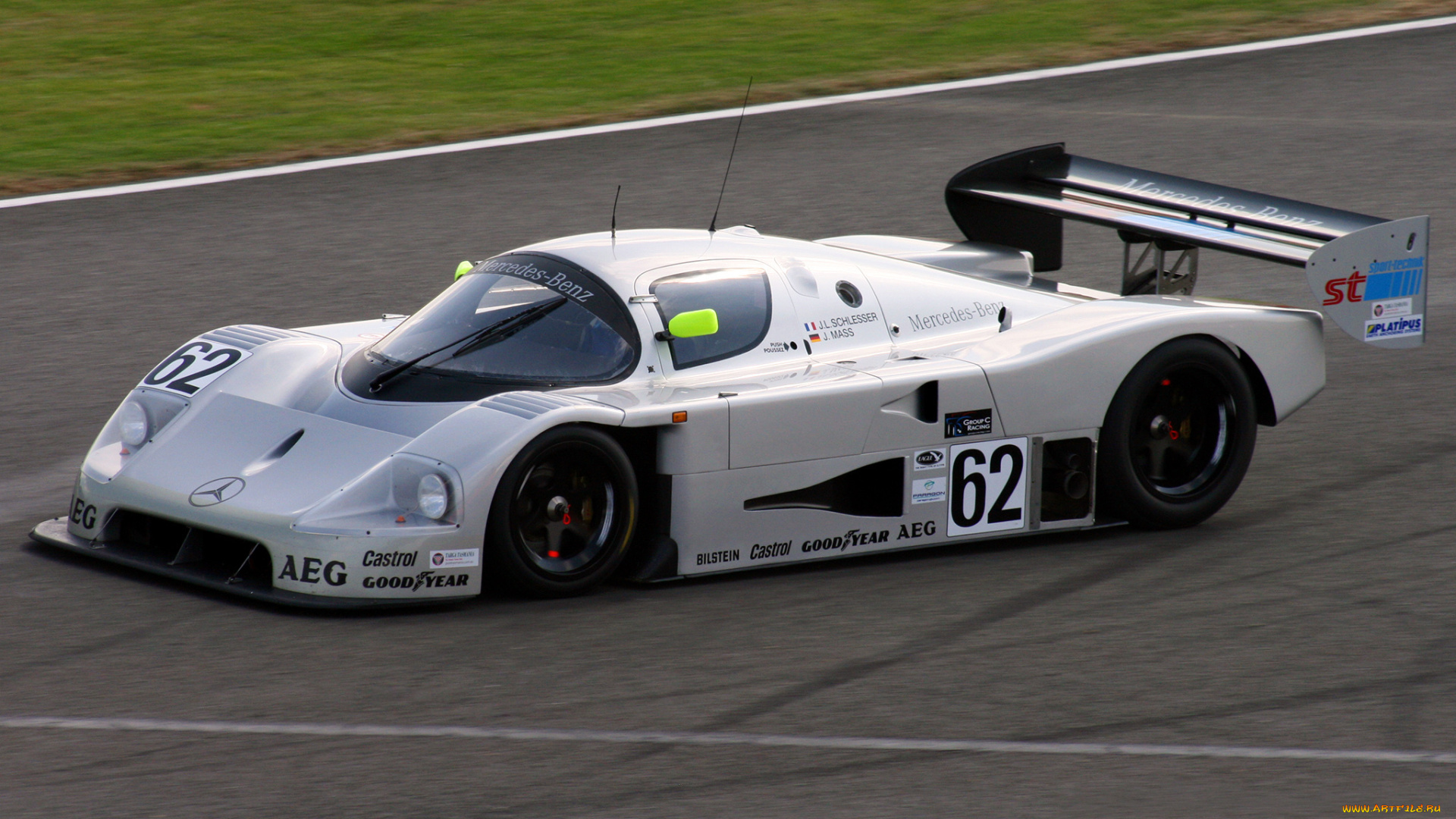 mercedes-benz, sauber, c9, 1987, автомобили, mercedes-benz, трасса, 1987, c9, sauber