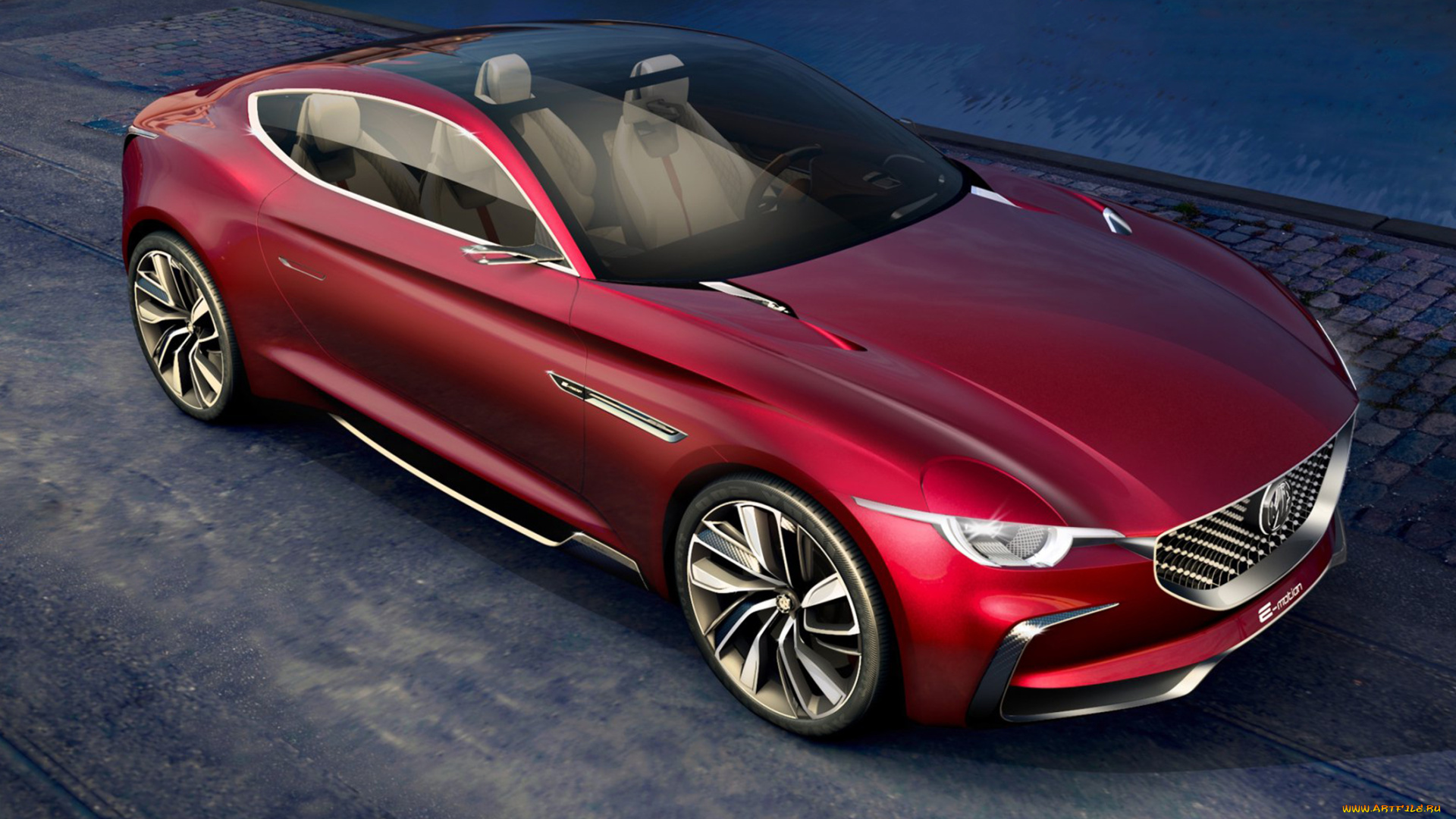 mg, e-motion, concept, 2017, автомобили, mg, concept, e-motion, вишнёвый, 2017