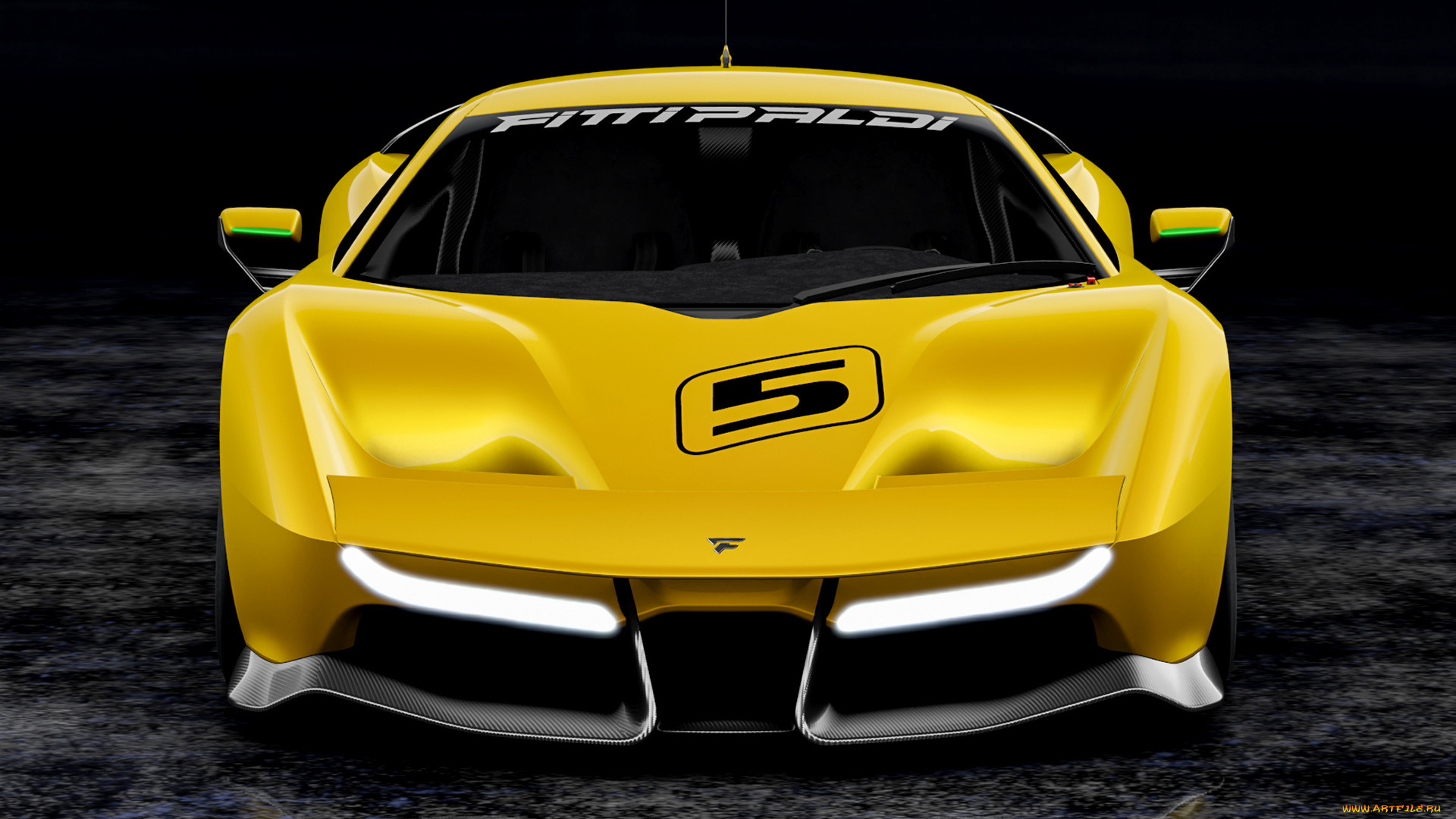 pininfarina, fittipaldi, ef7, vision, gran, turismo, concept, 2017, автомобили, pininfarina, vision, ef7, fittipaldi, жёлтая, 2017, concept, turismo, gran