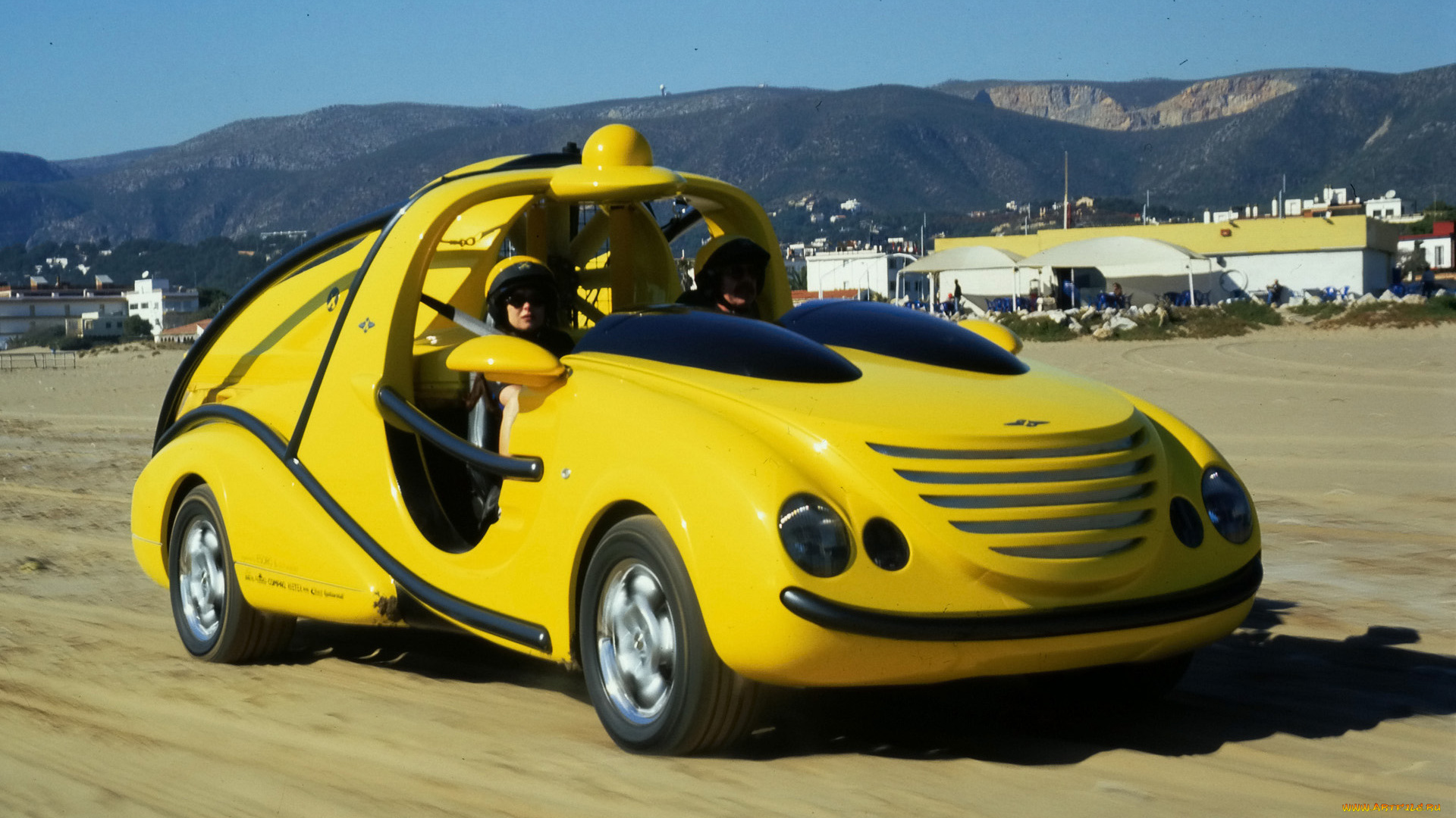 rinspeed, x-trem, muv, 1999, автомобили, rinspeed, 1999, muv, x-trem, жёлтый