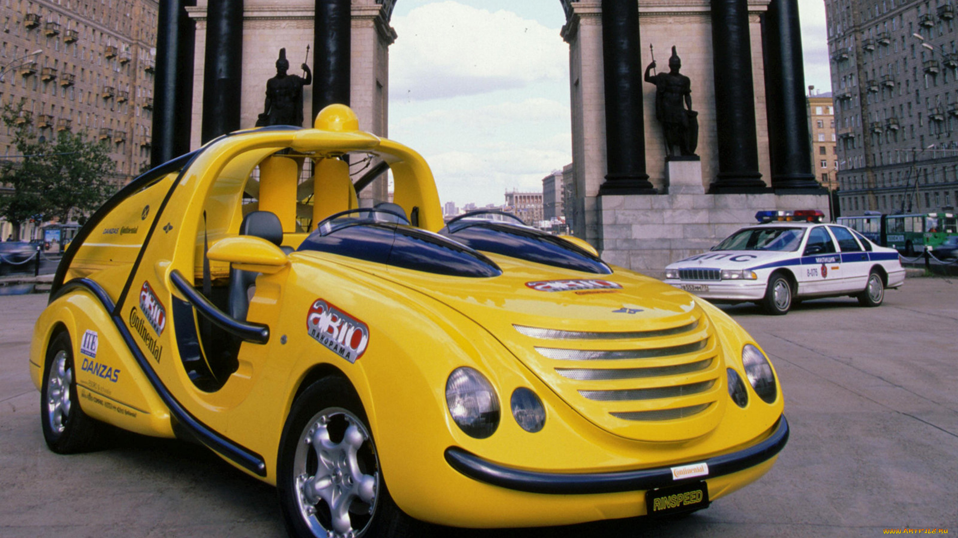 rinspeed, x-trem, muv, 1999, автомобили, rinspeed, muv, x-trem, жёлтый, 1999