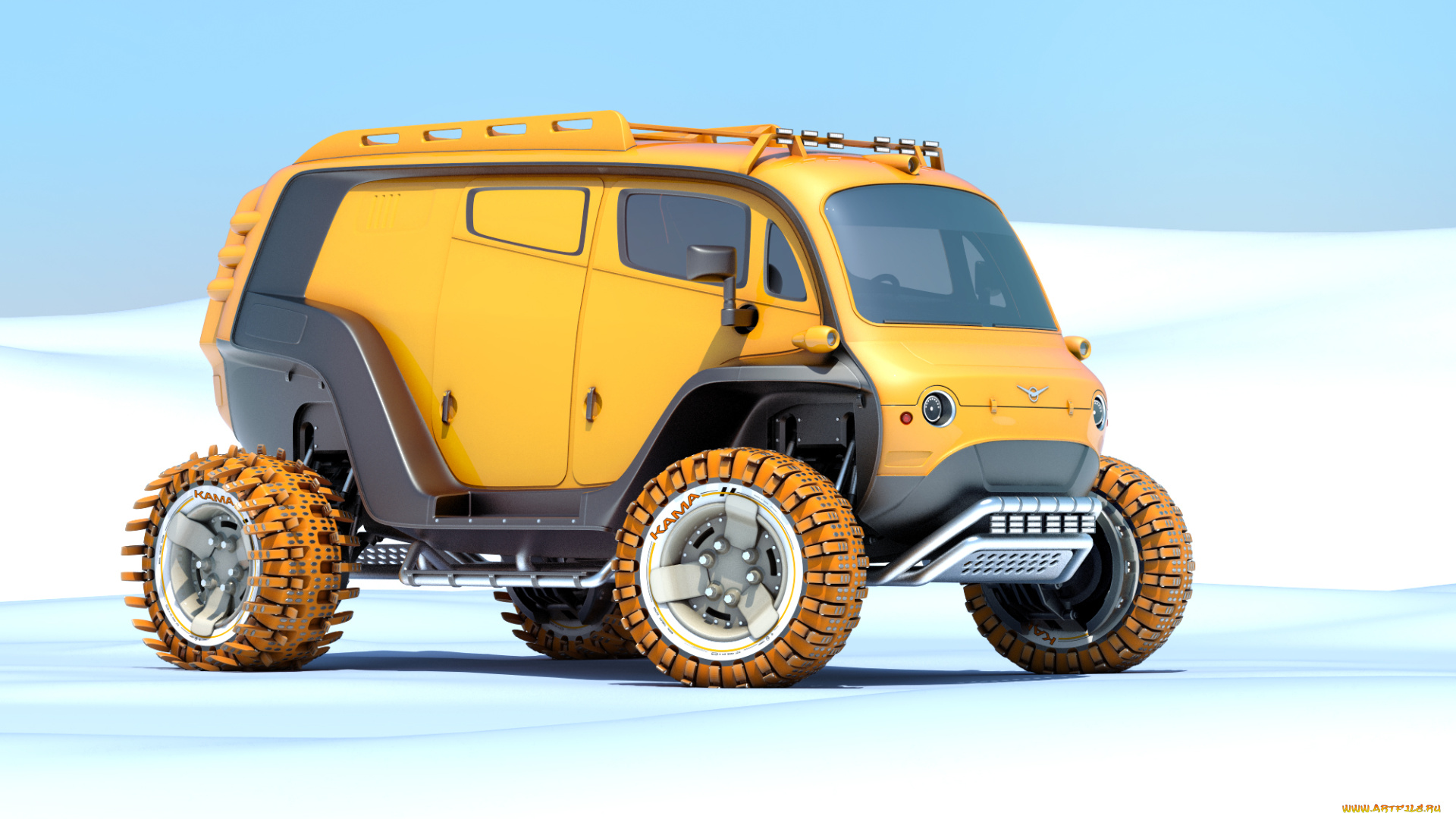 uaz-2033, автомобили, 3д, 2033, uaz, дизайн, графика